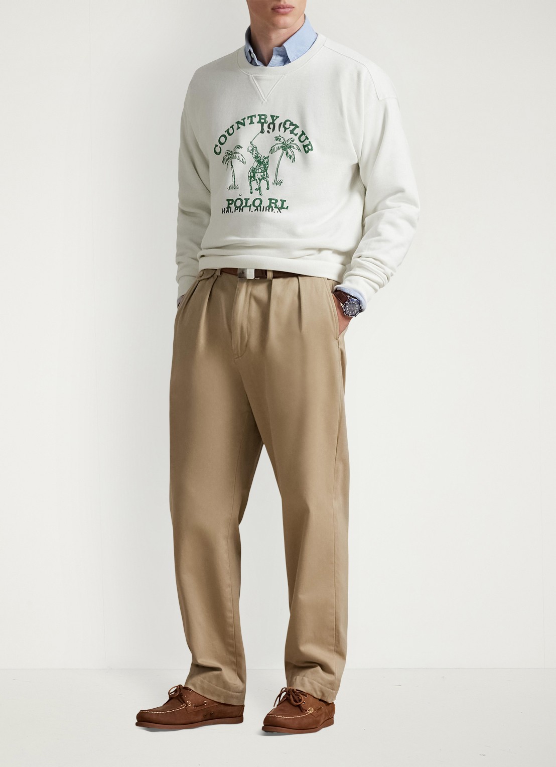 Ralph Lauren Sweater met print - voorkant 3 nevis-2wun