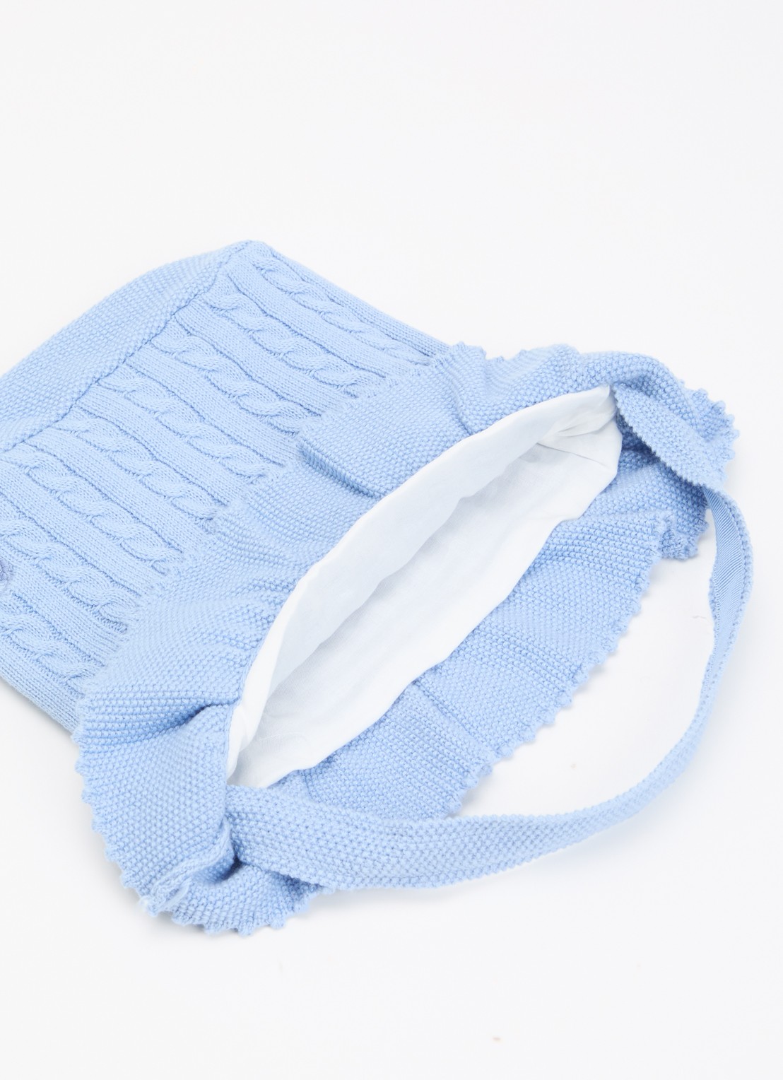 Ralph Lauren Sweater mini tas met logo - detail 3 blauw