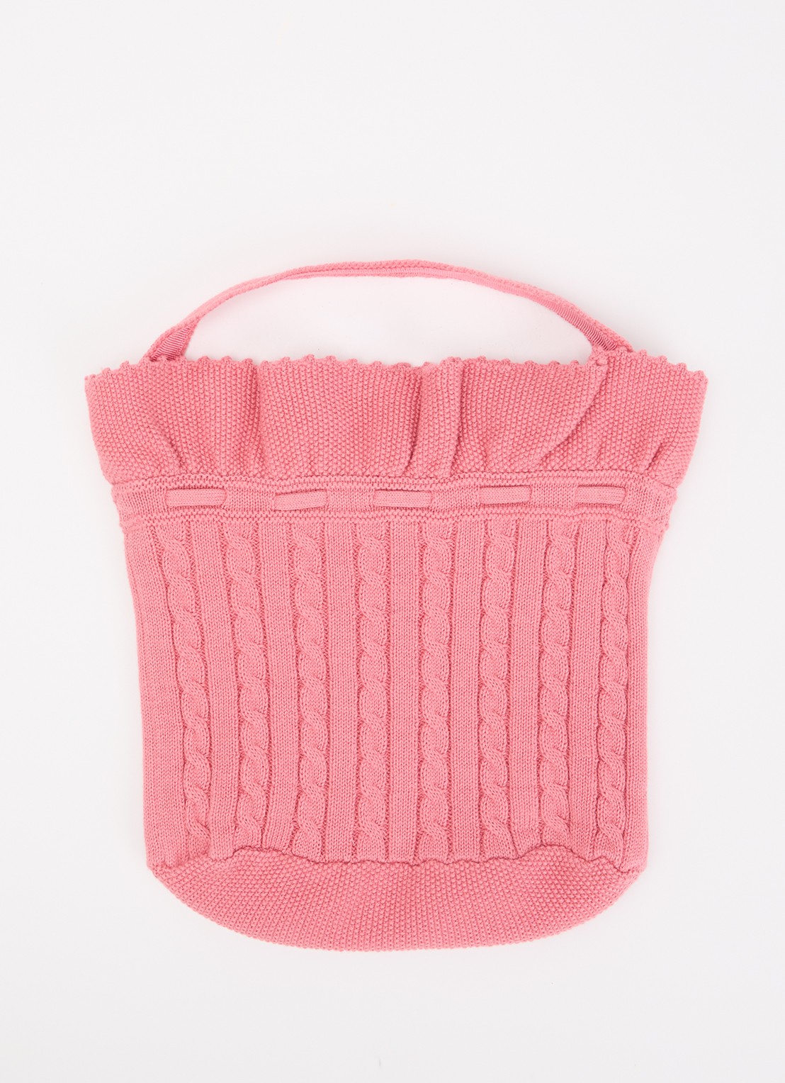 Ralph Lauren Sweater mini tas met logo - achterkant 3 roze