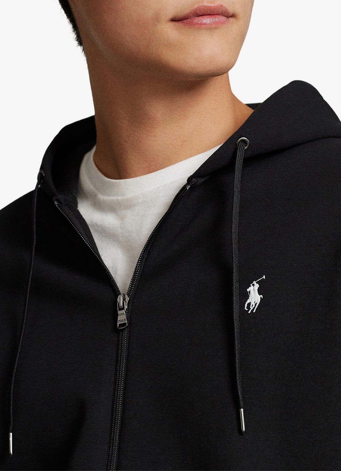 Ralph Lauren Sweatvest met capuchon en logoborduring - detail 2 polo black