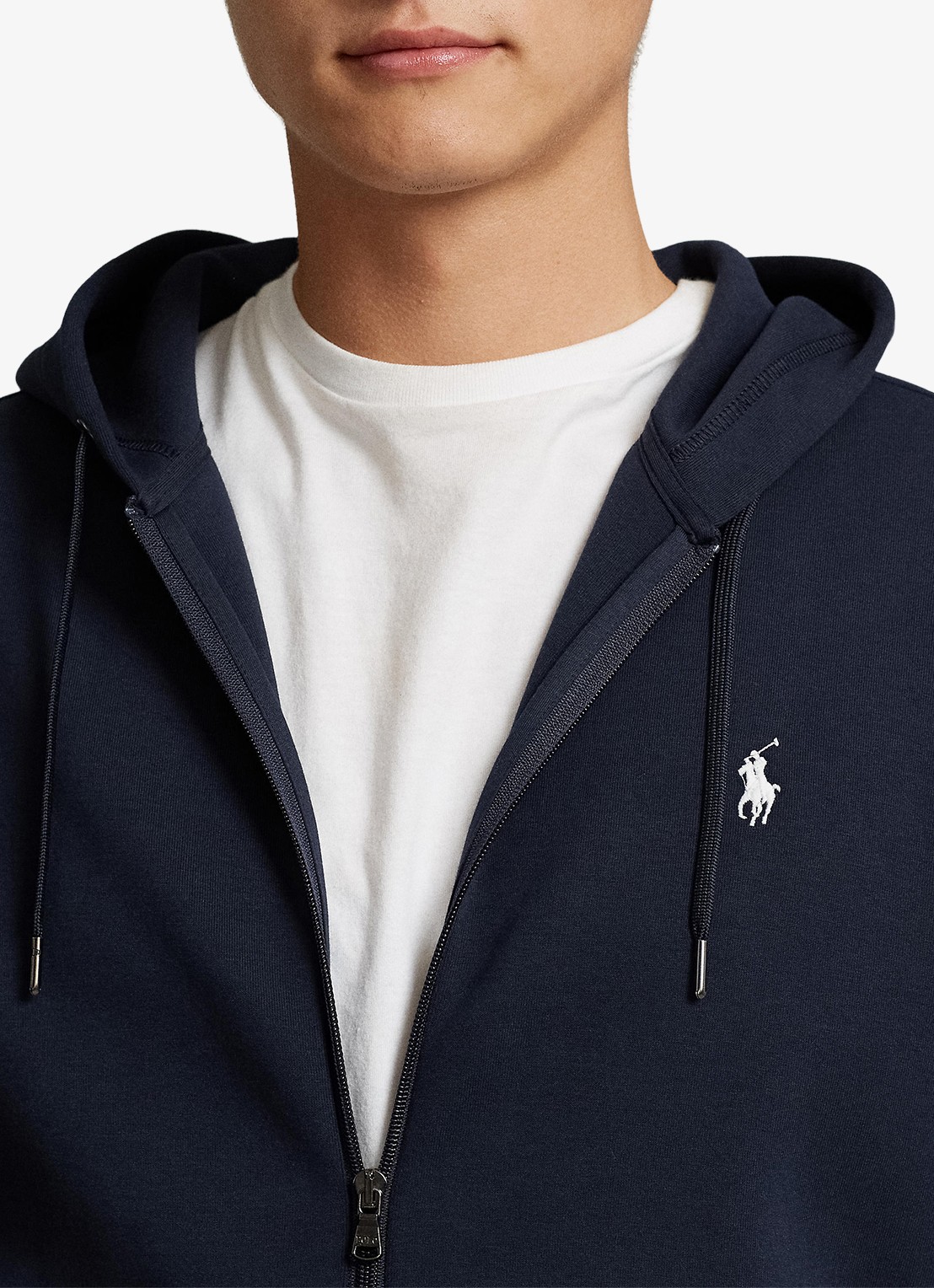 Ralph Lauren Sweatvest met capuchon en logoborduring - detail 5 aviator navy