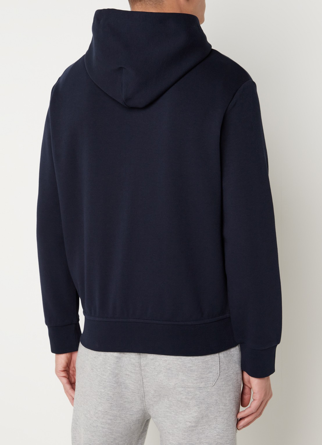 Ralph Lauren Sweatvest met capuchon en logoborduring - achterkant 2 aviator navy