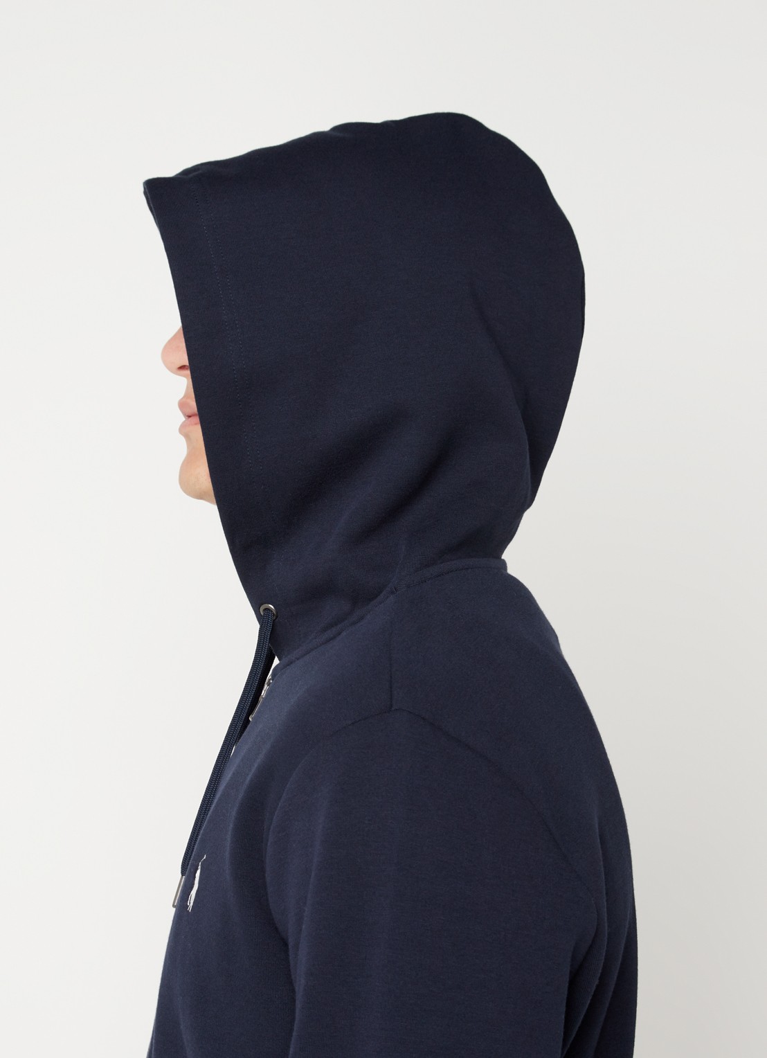 Ralph Lauren Sweatvest met capuchon en logoborduring - detail 6 aviator navy