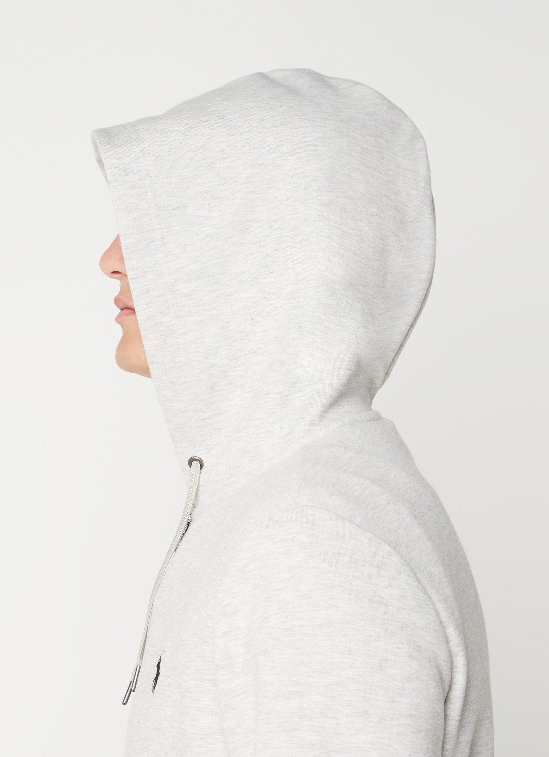 Ralph Lauren Sweatvest met capuchon en logoborduring - detail 6 lt sport heather