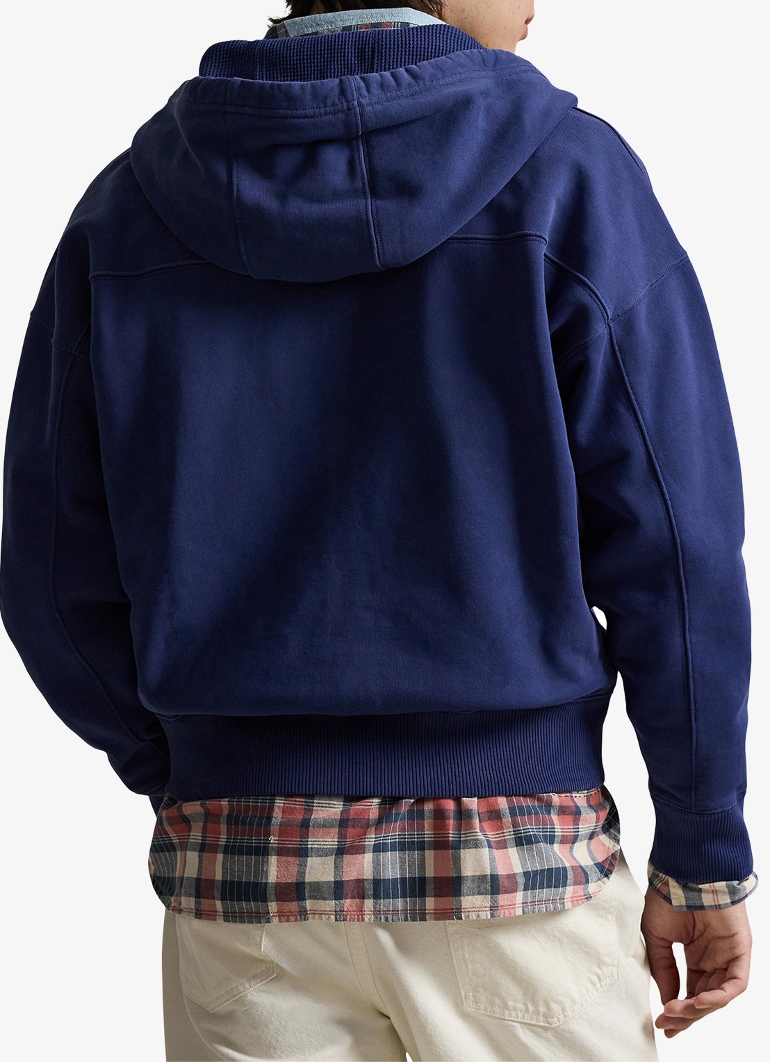 Ralph Lauren Sweatvest met capuchon en steekzakken - achterkant 5 dark cobalt-2x28