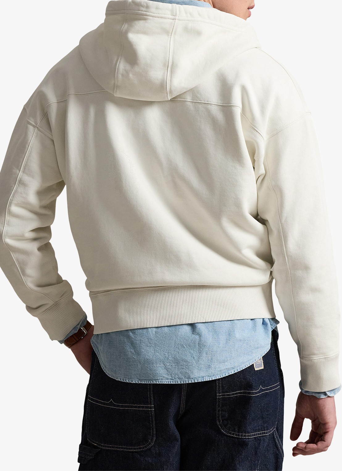 Ralph Lauren Sweatvest met capuchon en steekzakken - achterkant 3 nevis-2wun