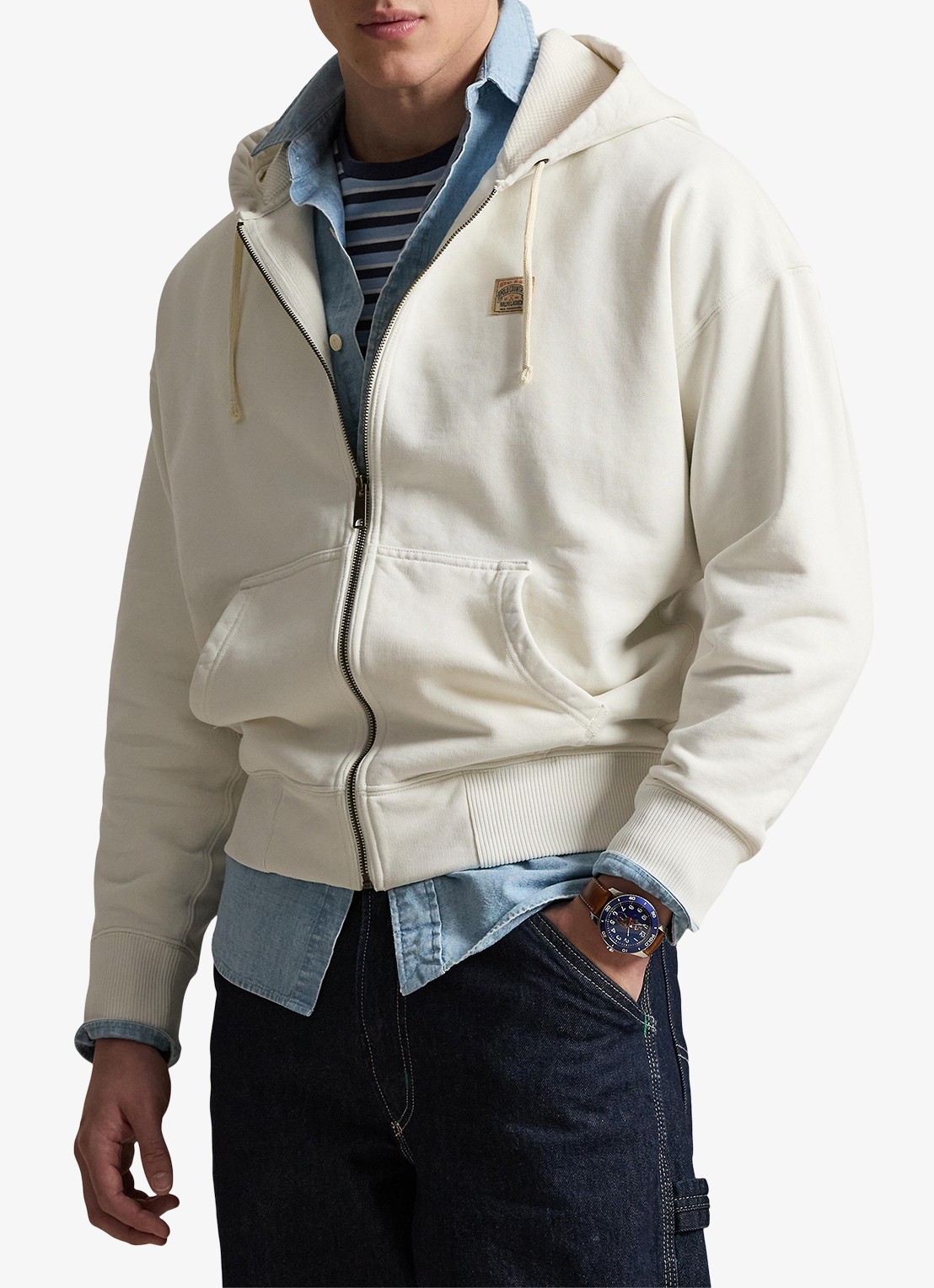 Ralph Lauren Sweatvest met capuchon en steekzakken - detail 4 nevis-2wun
