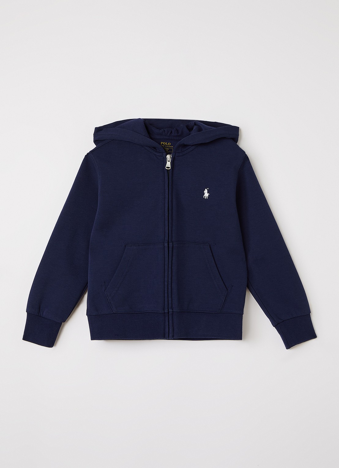 Ralph Lauren Sweatvest met capuchon - voorkant 2 donkerblauw
