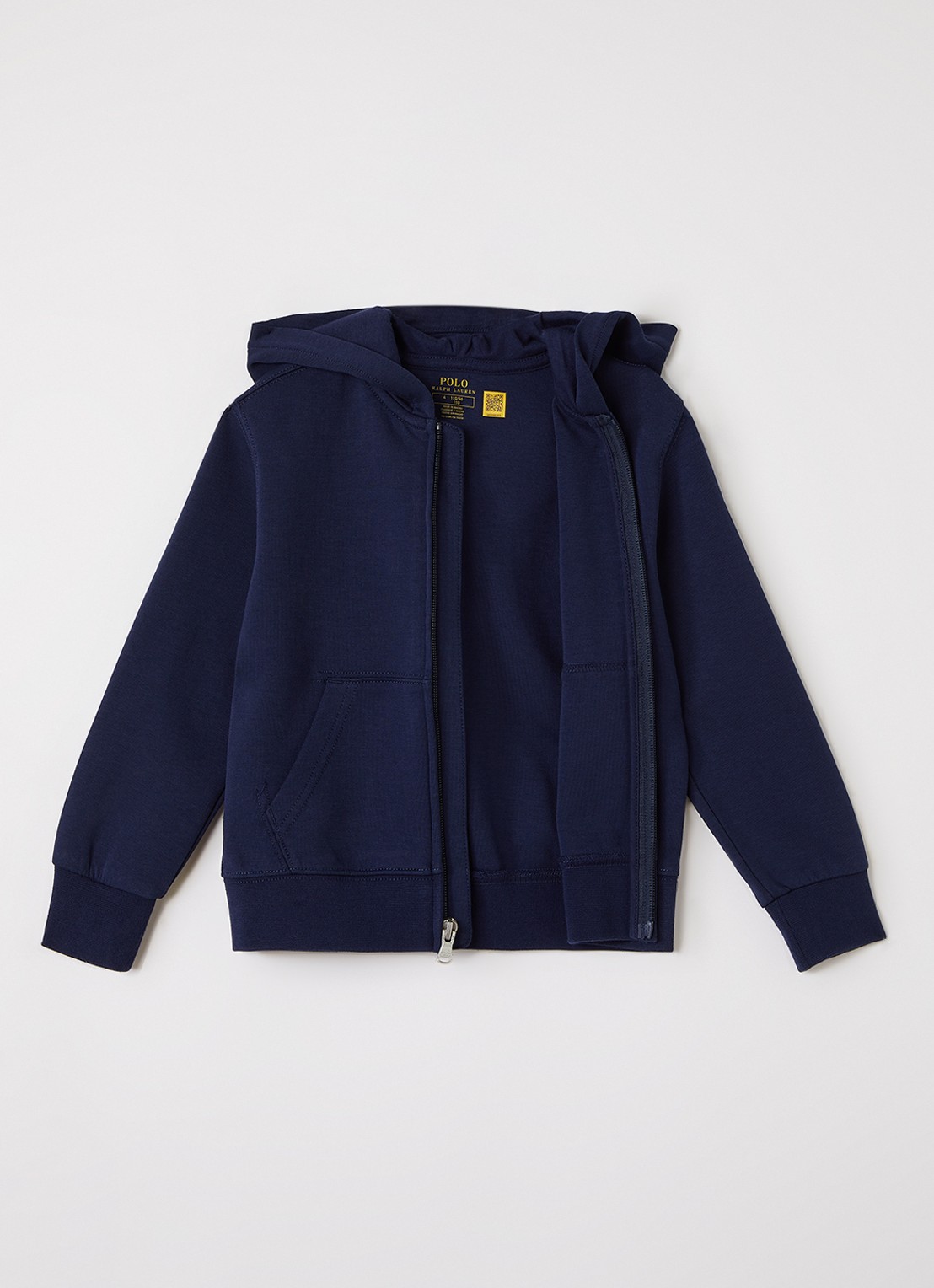 Ralph Lauren Sweatvest met capuchon - voorkant 3 donkerblauw