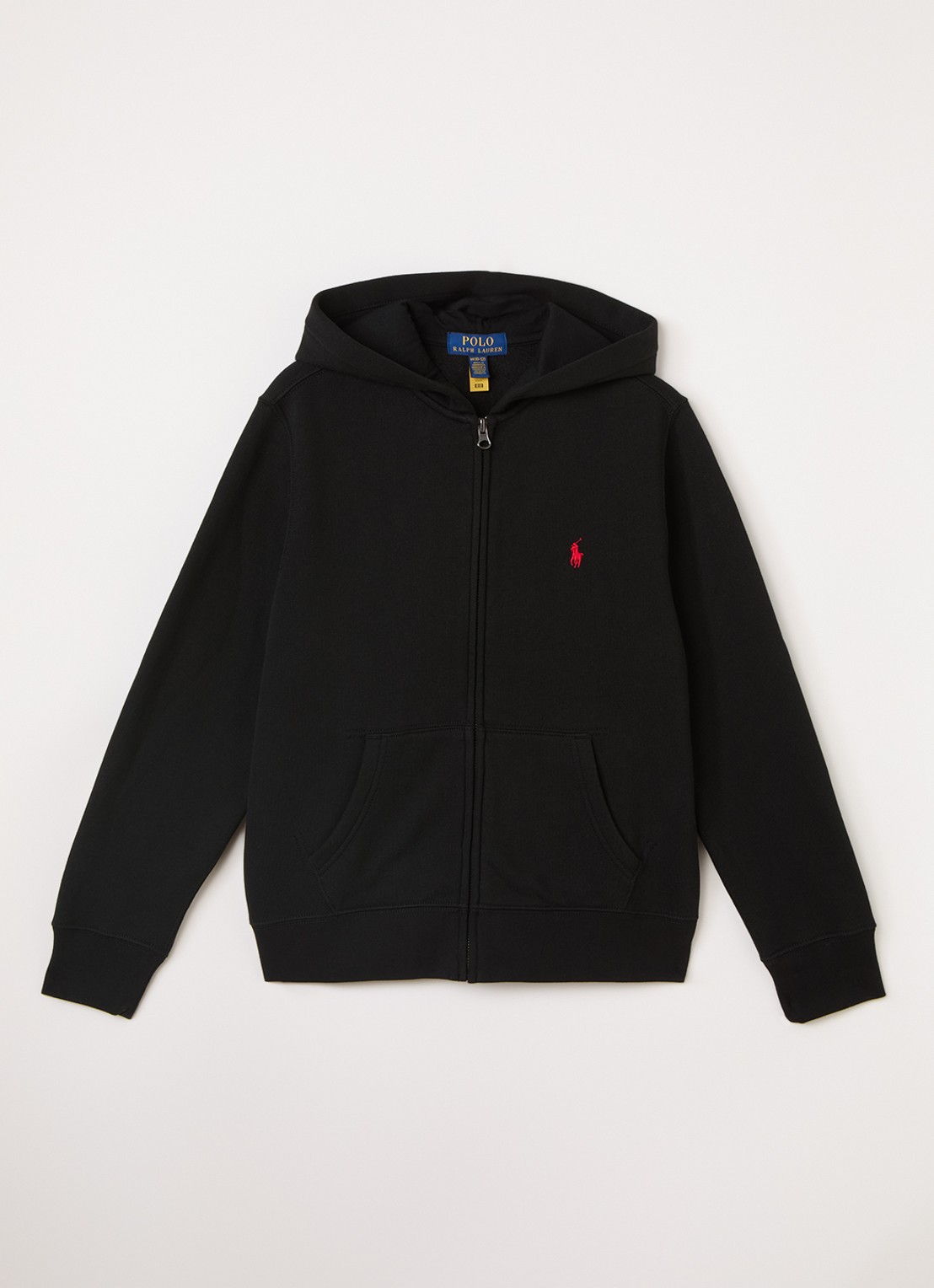 Ralph Lauren Sweatvest met logo - voorkant 2 zwart