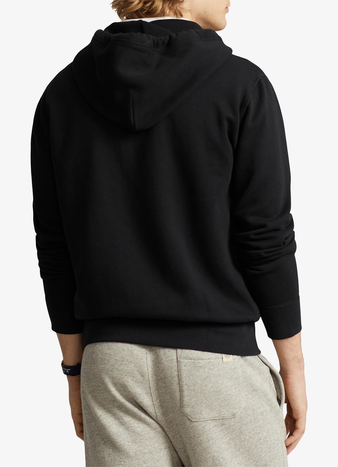Ralph Lauren Sweatvest met logoborduring - achterkant zwart