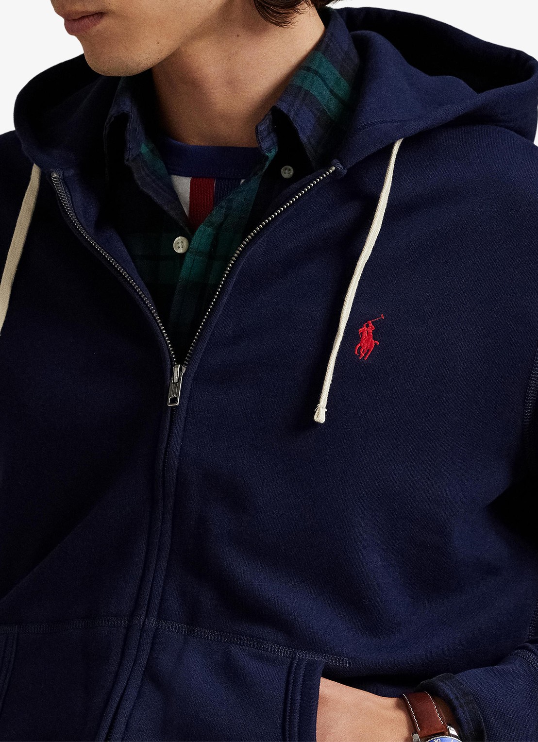 Ralph Lauren Sweatvest met logoborduring - detail 9 cruise navy / donkerblauw