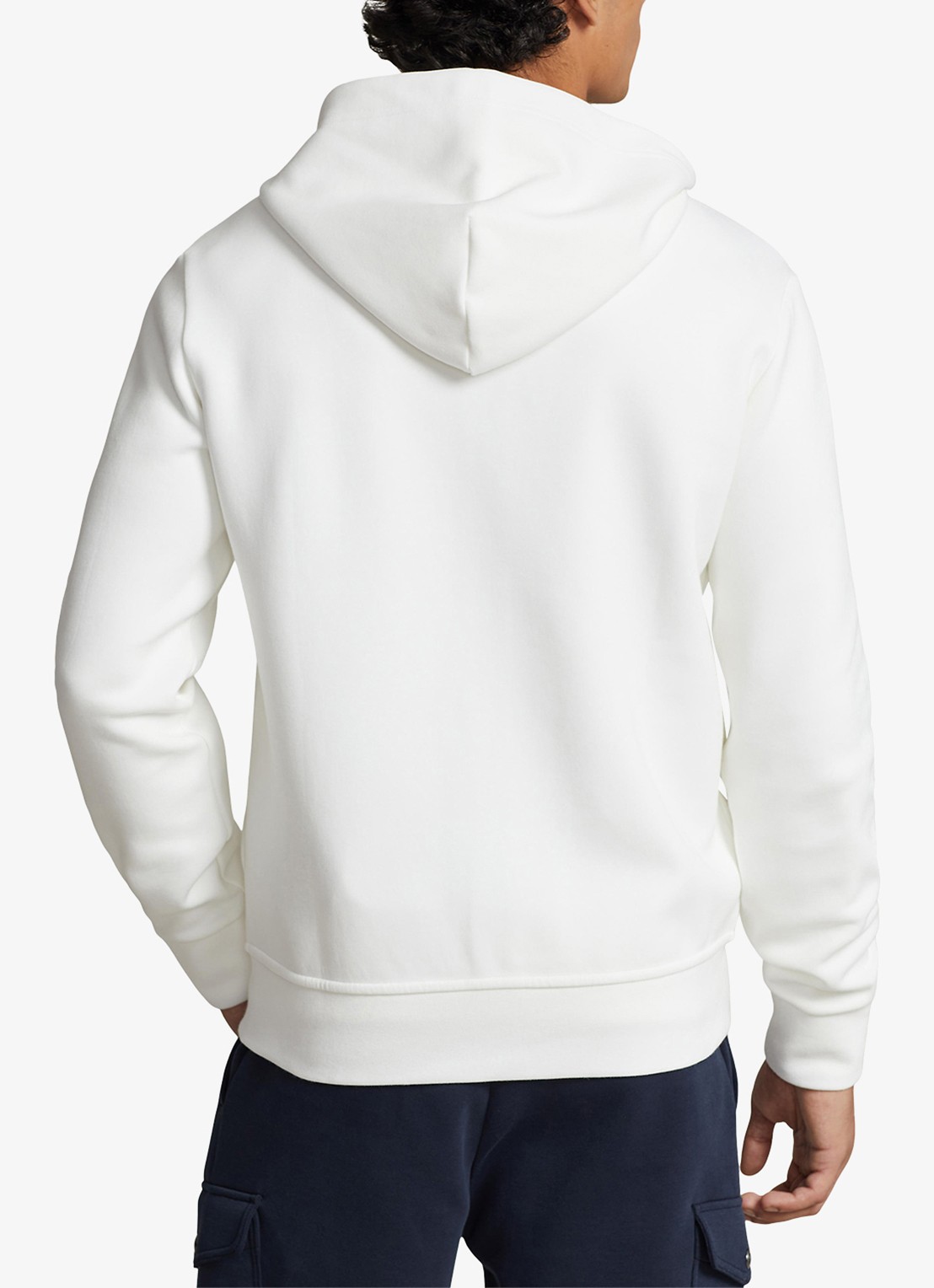 Ralph Lauren Sweatvest met steekzakken en logoborduring - achterkant white / wit