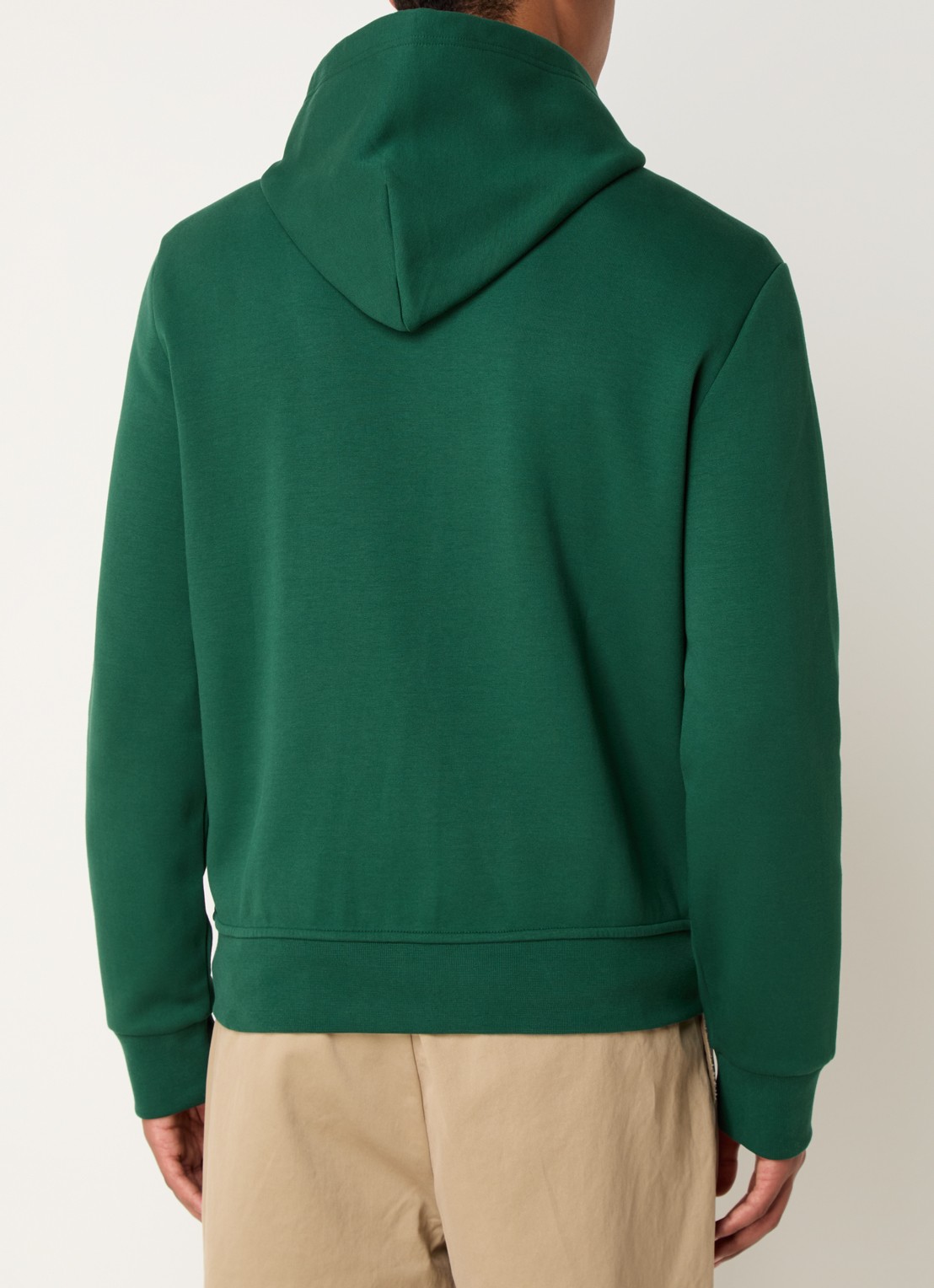 Ralph Lauren Sweatvest met steekzakken en logoborduring - achterkant 5 vintage pine / donkergroen