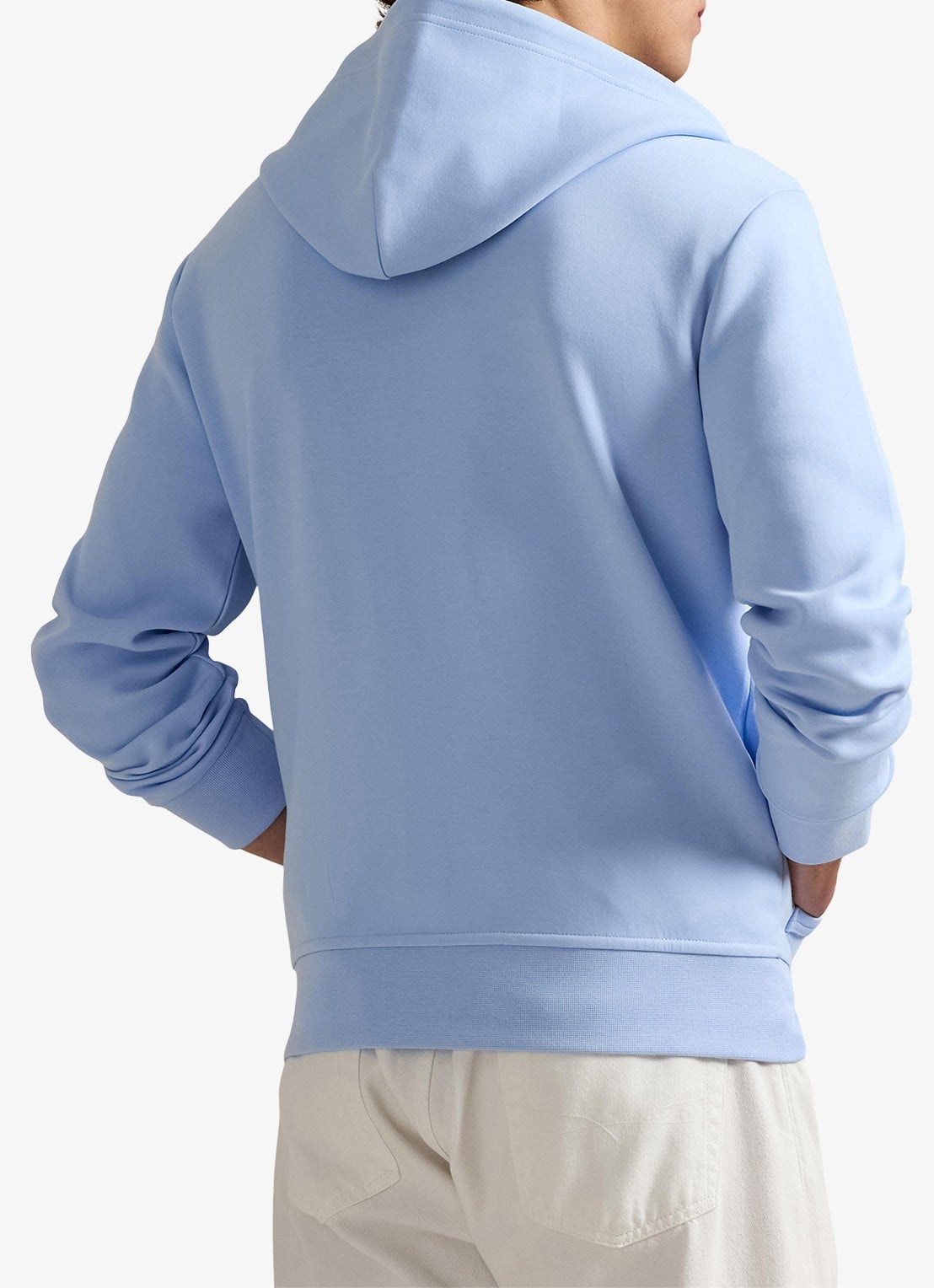 Ralph Lauren Sweatvest met steekzakken en logoborduring - achterkant 3 office blue / lichtblauw