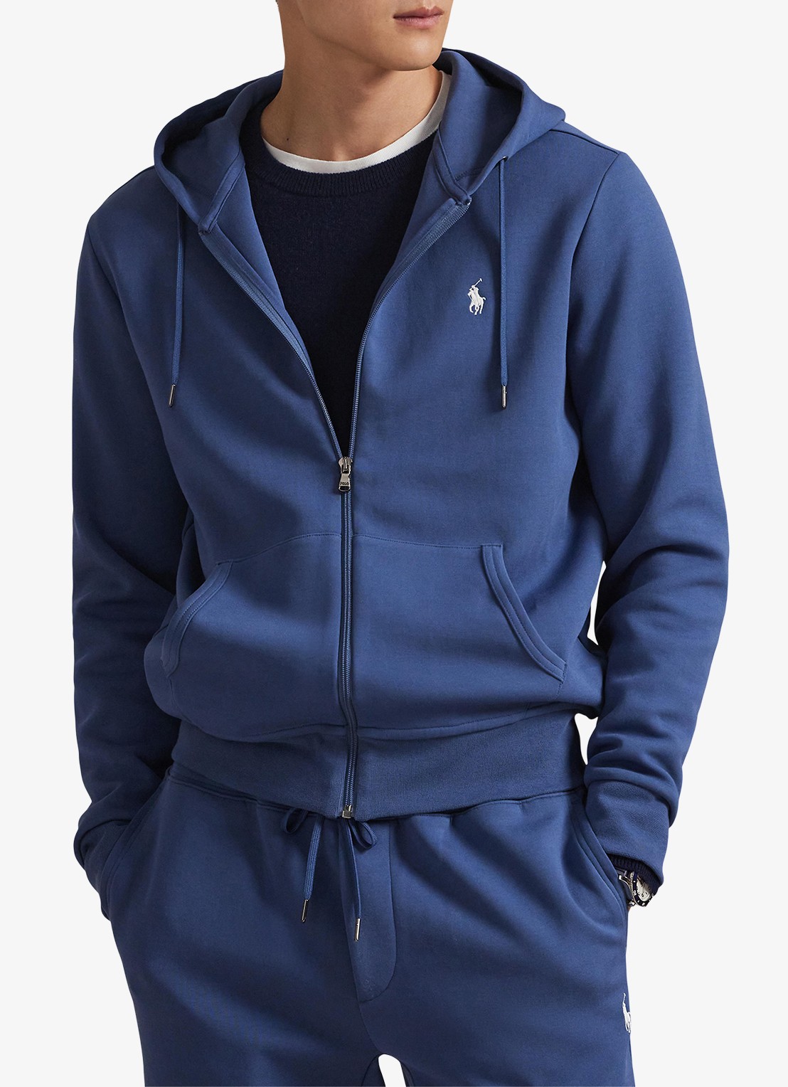 Ralph Lauren Sweatvest met steekzakken en logoborduring - detail 4 night navy