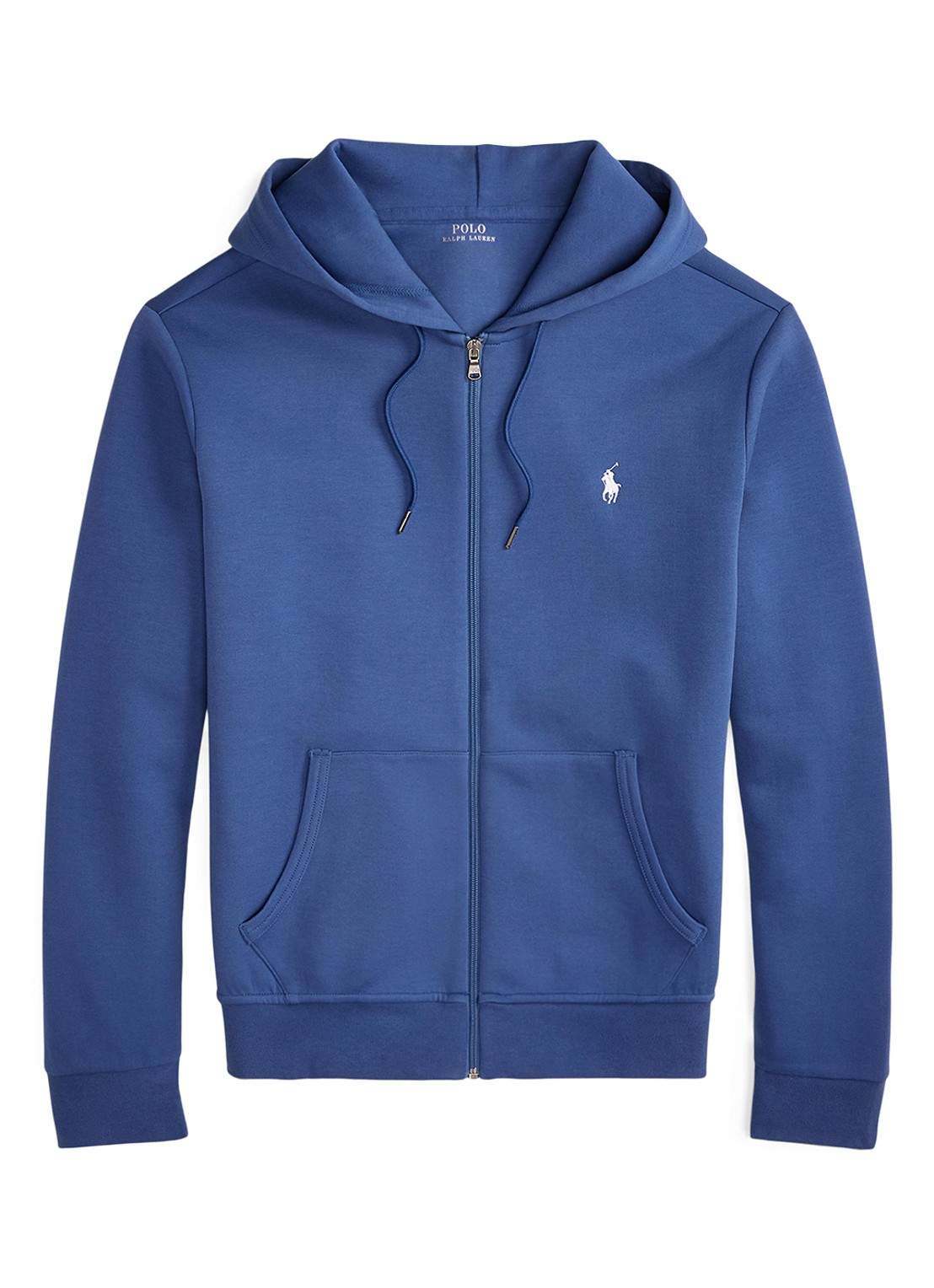 Ralph Lauren Sweatvest met steekzakken en logoborduring - voorkant 2 night navy