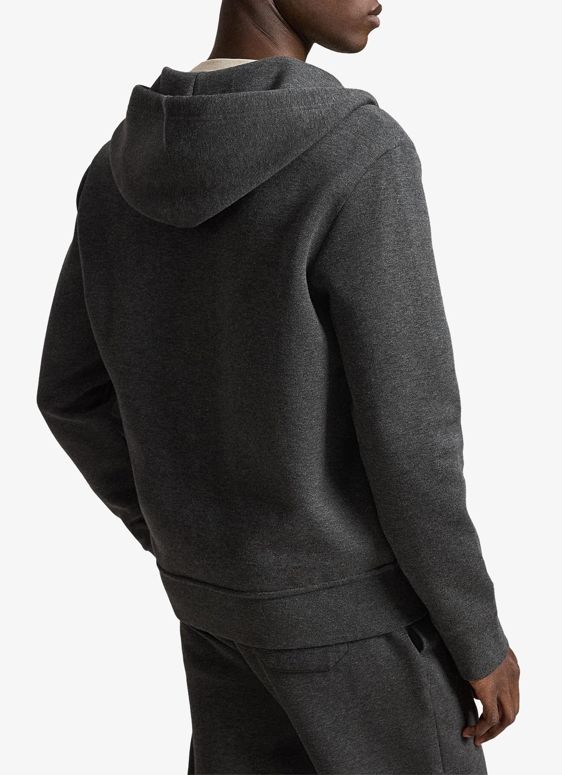 Ralph Lauren Sweatvest met steekzakken en logoborduring - achterkant 5 windsor heather / donkergrijs