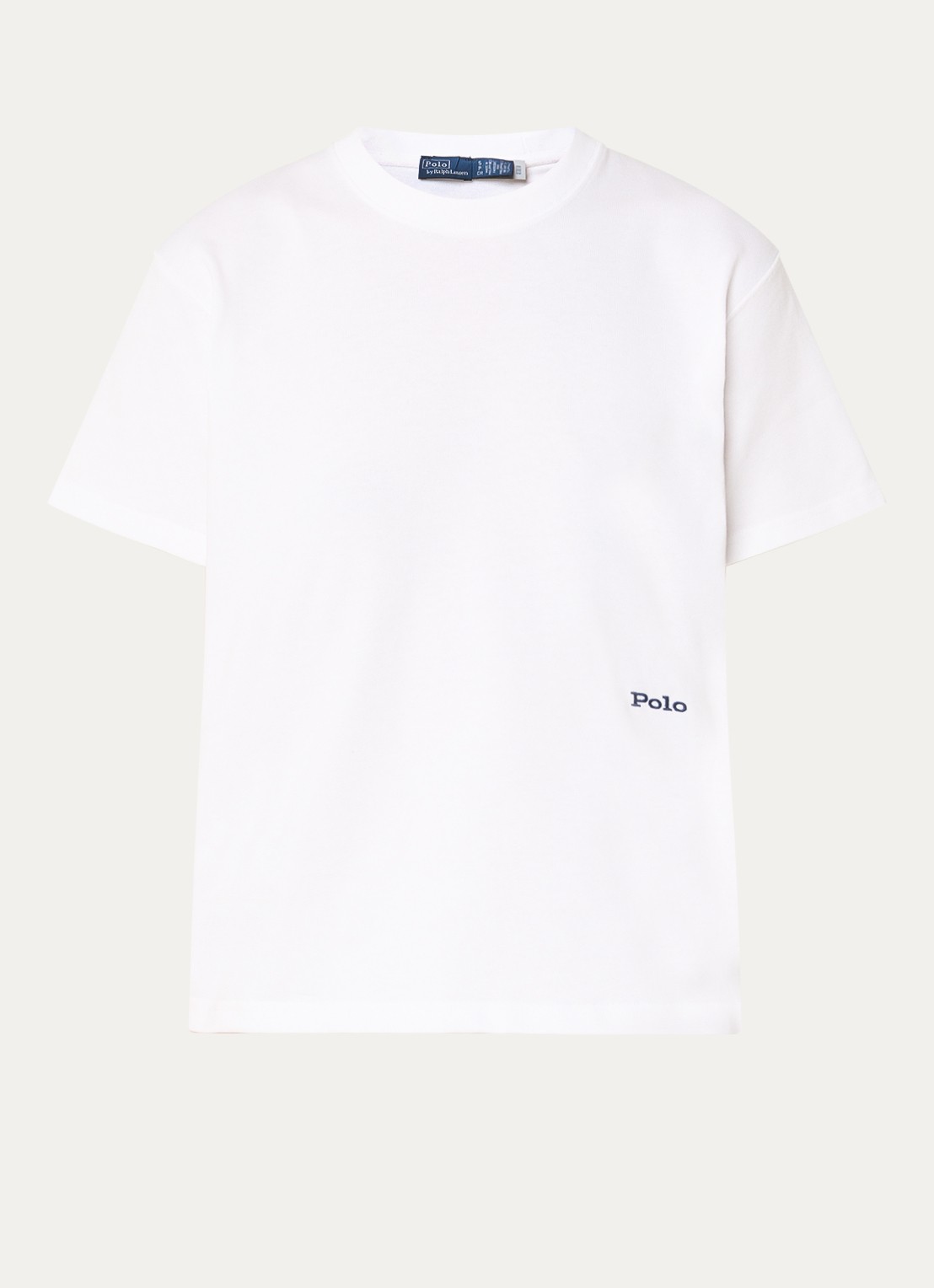 Ralph Lauren T-shirt met logo- en backprint - voorkant 2 wit