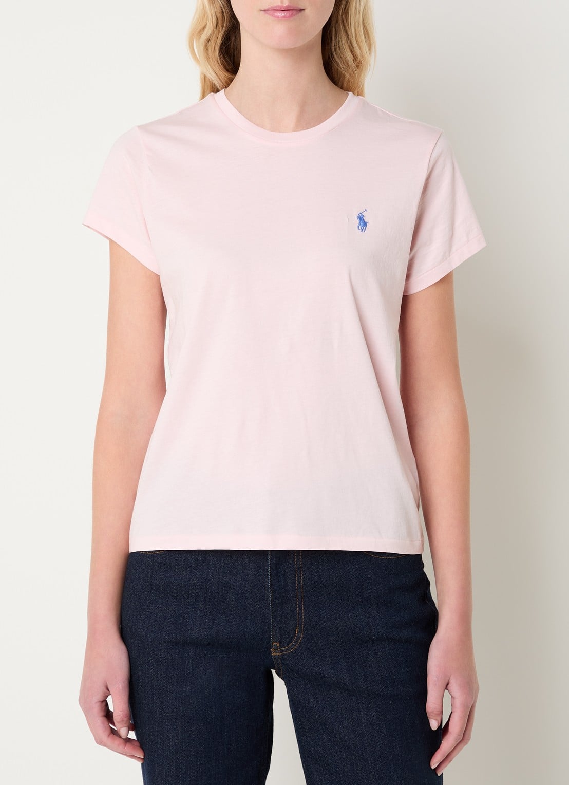 Ralph Lauren T-shirt met logo - detail 4 roze