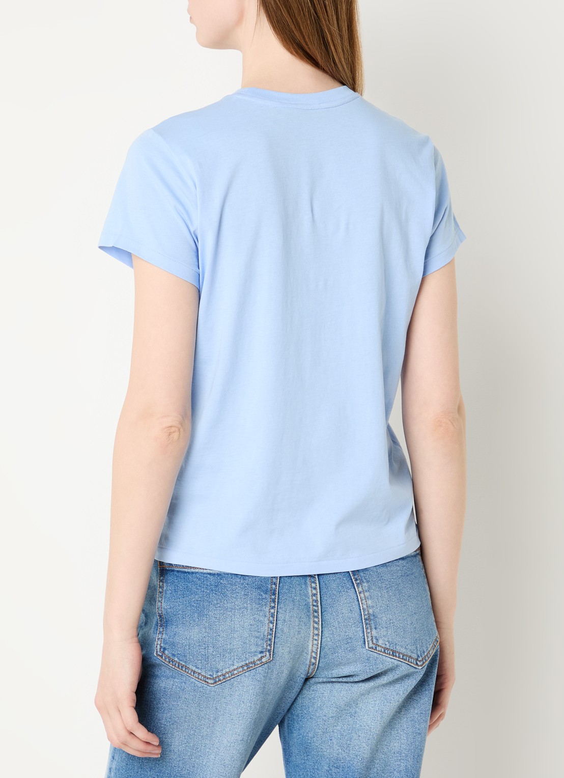 Ralph Lauren T-shirt met logo - achterkant 2 lichtblauw