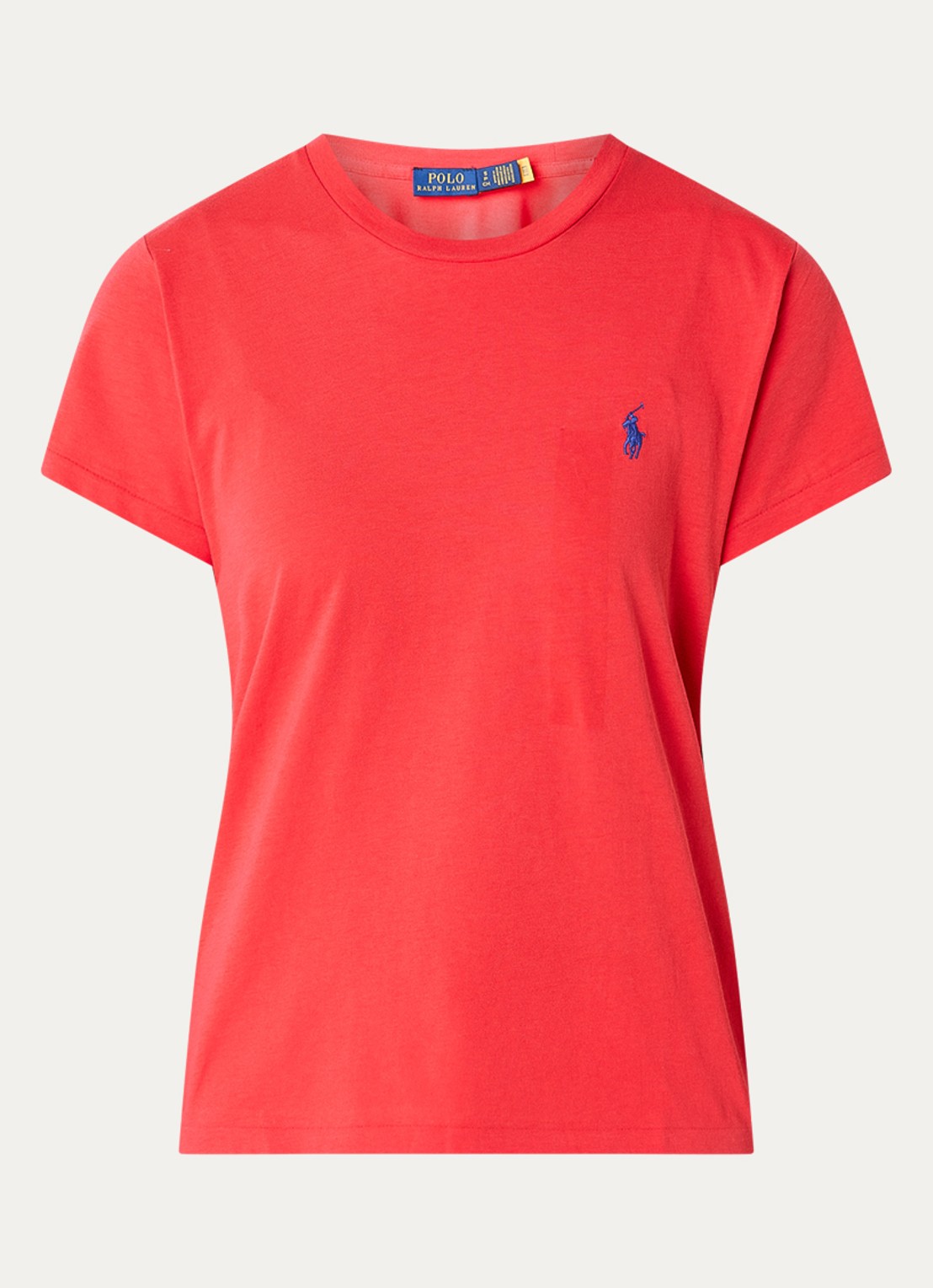 Ralph Lauren T-shirt met logo - voorkant 2 koraal