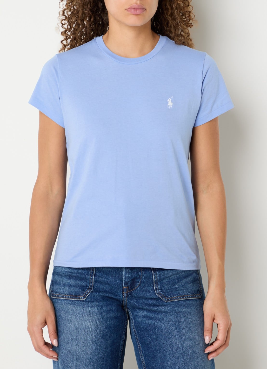 Ralph Lauren T-shirt met logo - detail 4 blauwgrijs