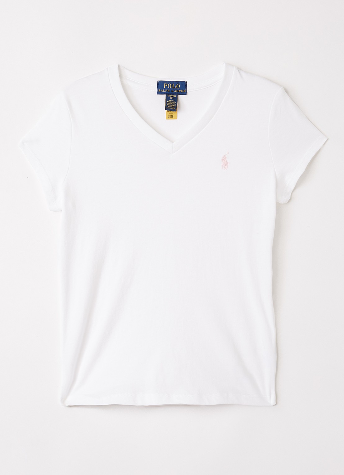 Ralph Lauren T-shirt met logo - voorkant wit
