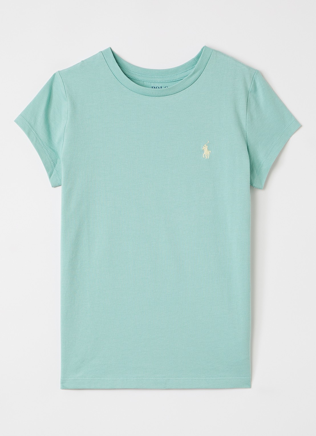 Ralph Lauren T-shirt met logo - voorkant lime
