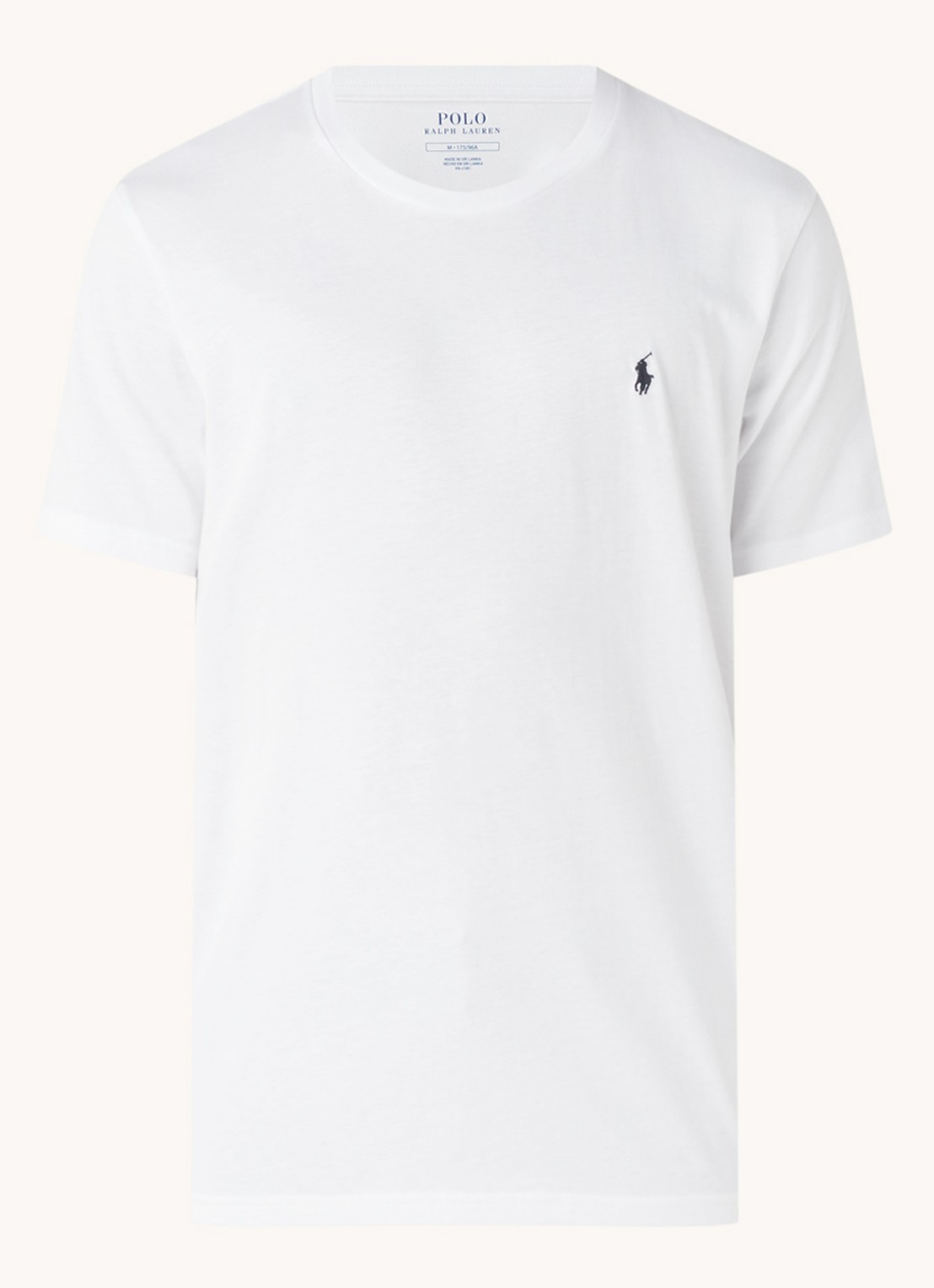 Ralph Lauren T-shirt met logo  - voorkant 2 wit