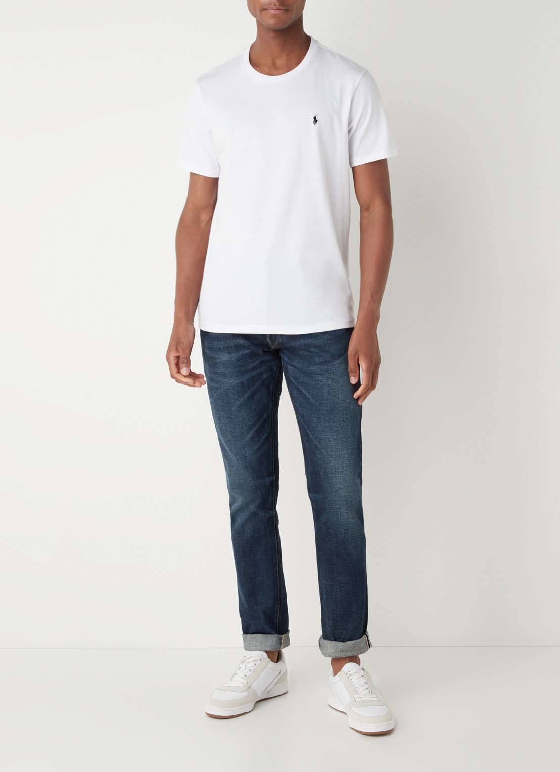 Ralph Lauren T-shirt met logo  - voorkant 3 wit