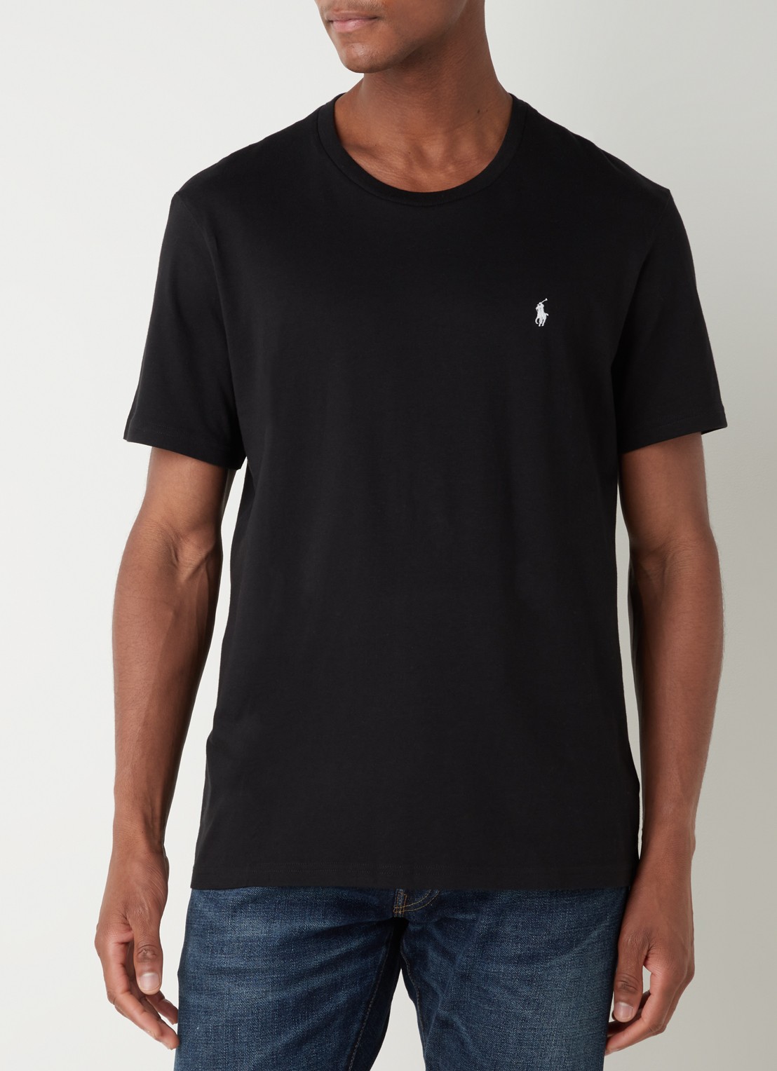 Ralph Lauren T-shirt met logo  - detail 3 zwart