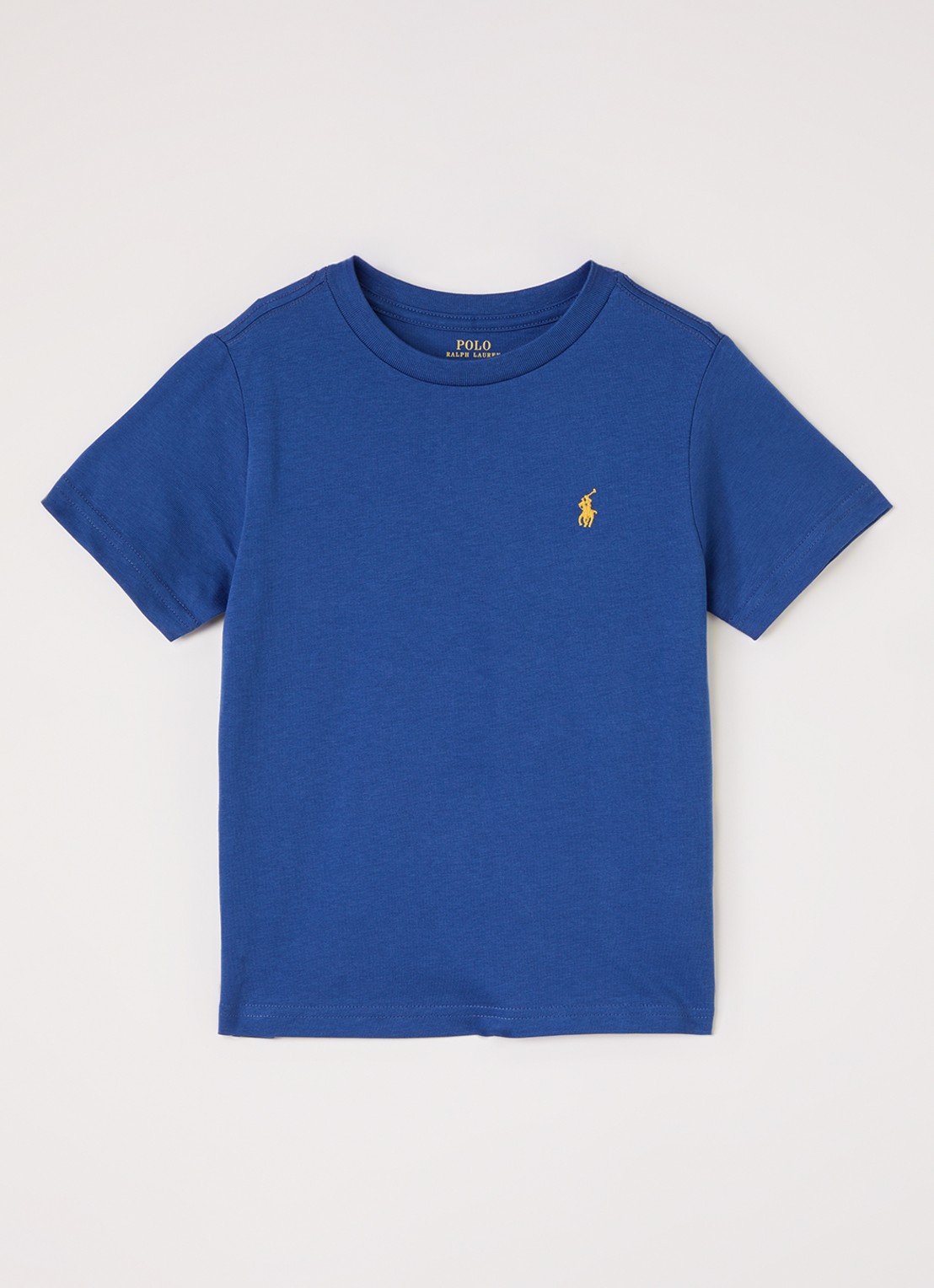 Ralph Lauren T-shirt met logo - voorkant blauw