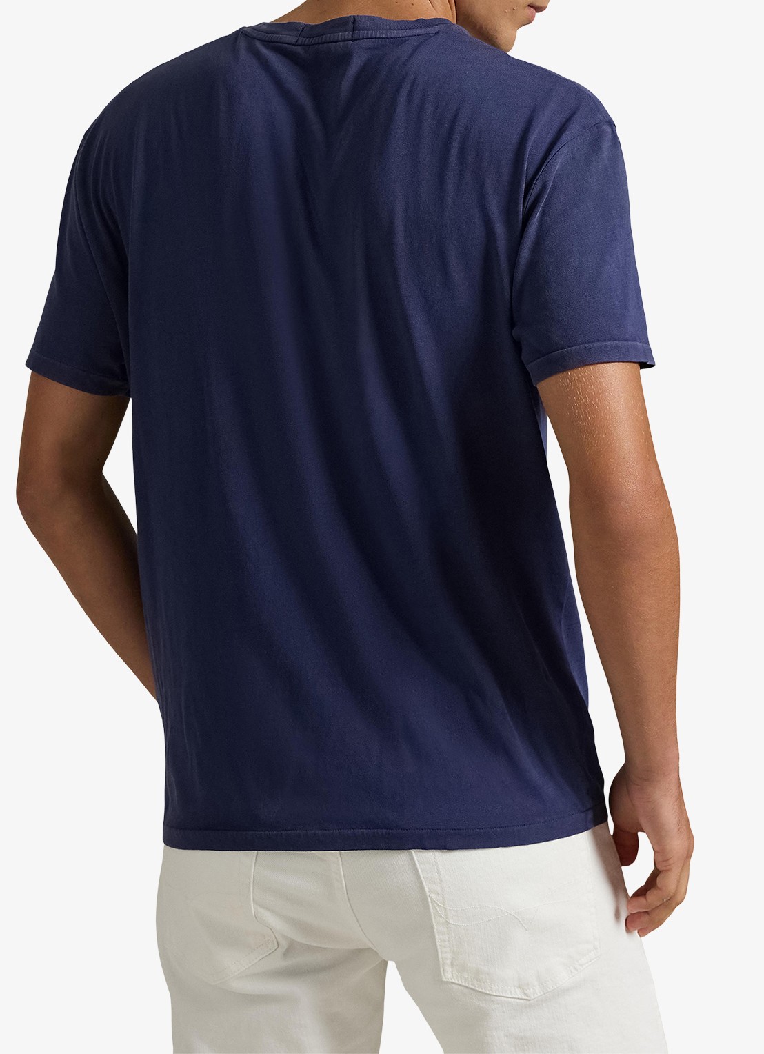 Ralph Lauren T-shirt met logo - achterkant 2 dark cobalt/white-32s2