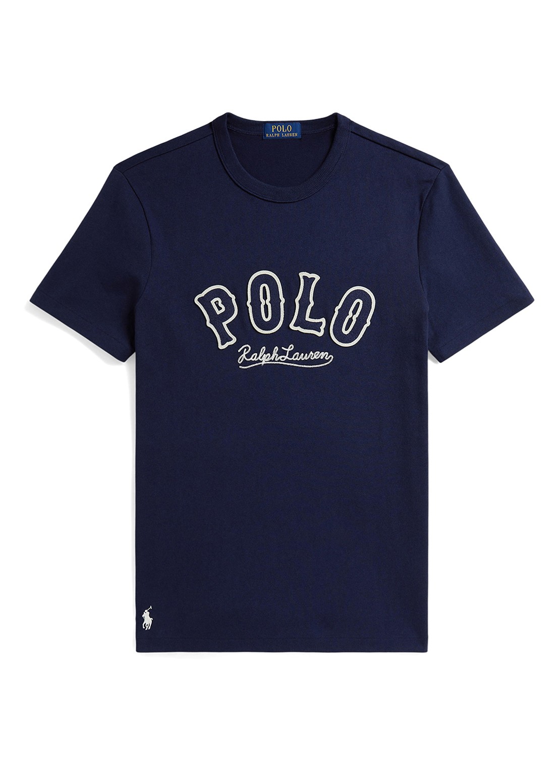 Ralph Lauren T-shirt met logo - voorkant cruise navy / donkerblauw