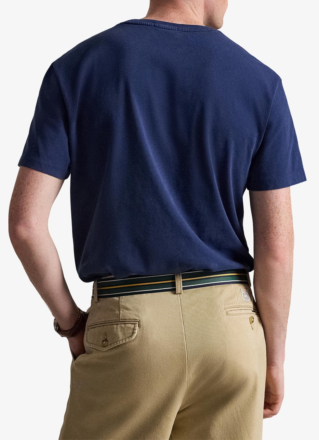 Ralph Lauren T-shirt met logo - achterkant cruise navy / donkerblauw