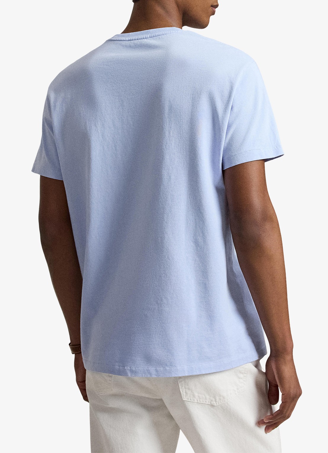 Ralph Lauren T-shirt met logo - achterkant 5 pebble blue / blauw