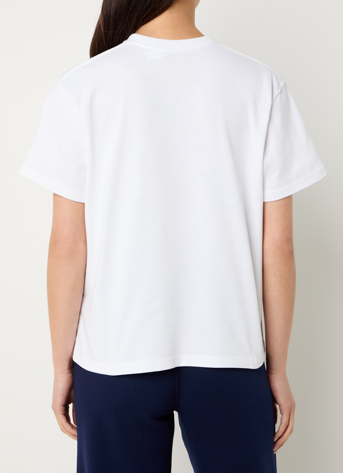 Ralph Lauren T-shirt met logoborduring - achterkant wit