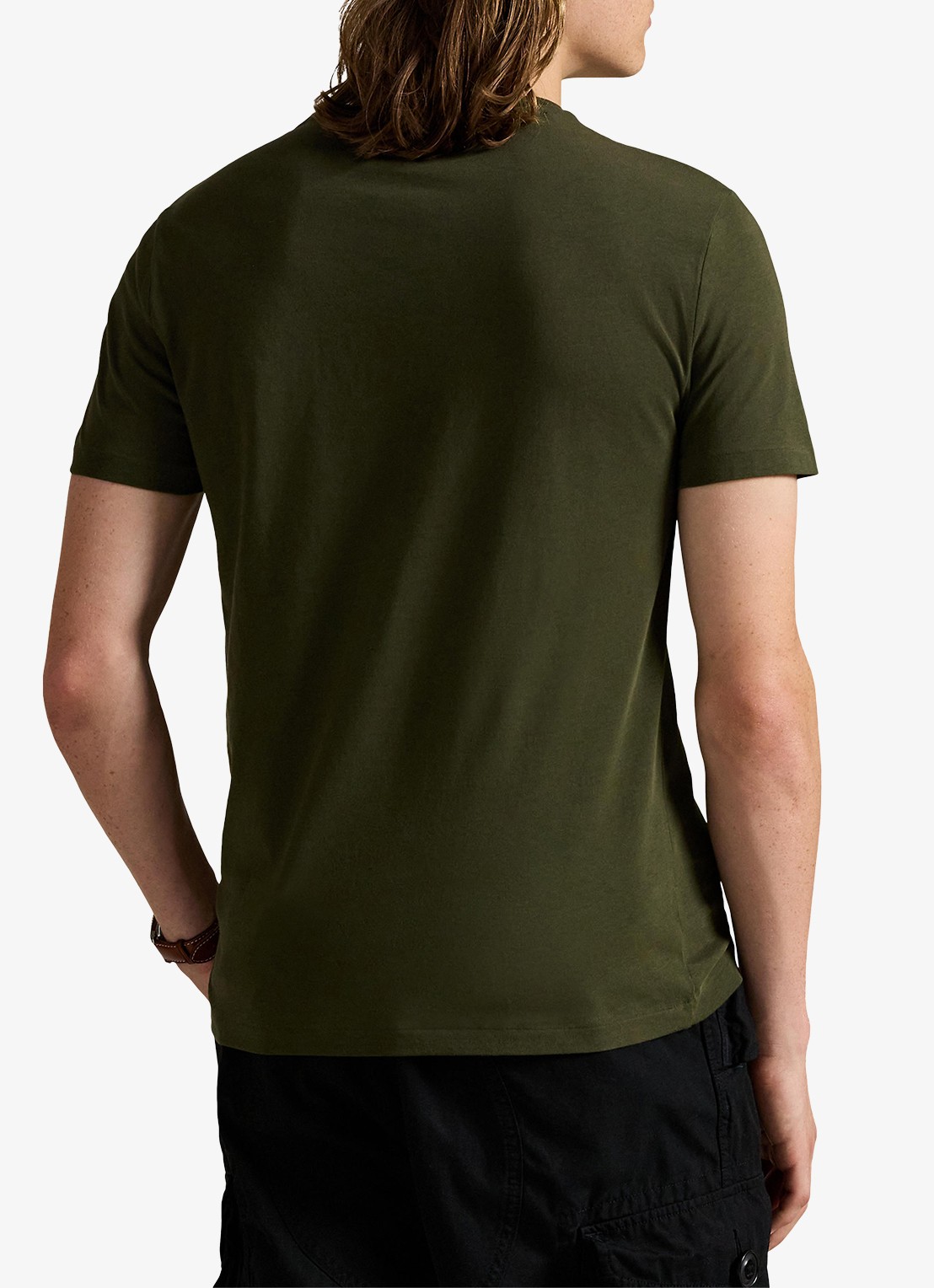 Ralph Lauren T-shirt met logoborduring - achterkant 3 company olive/c9760