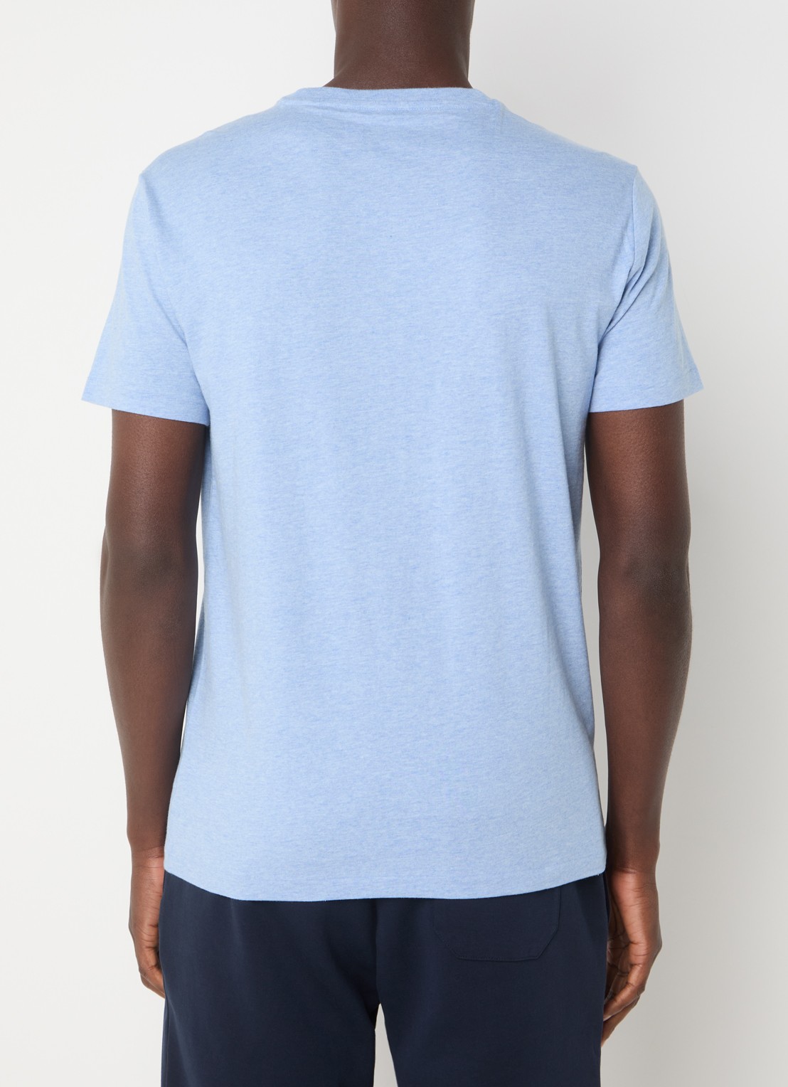 Ralph Lauren T-shirt met logoborduring - achterkant 4 isle heather/c7955