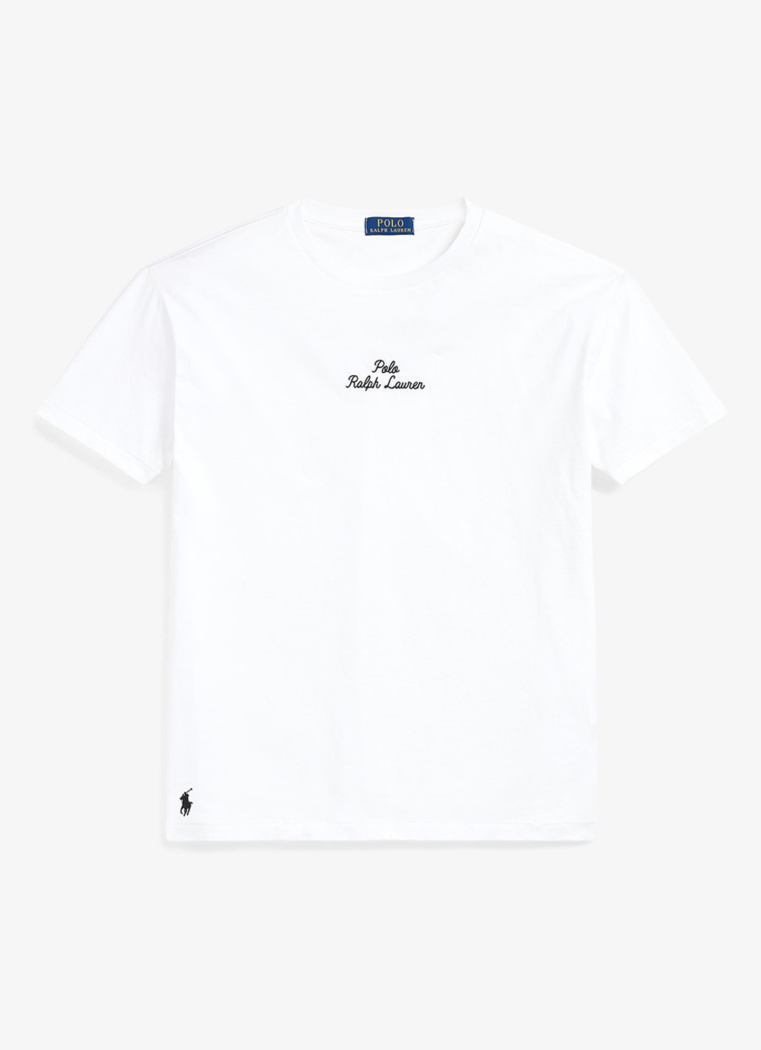 Ralph Lauren T-shirt met logoborduring - voorkant 2 white / wit