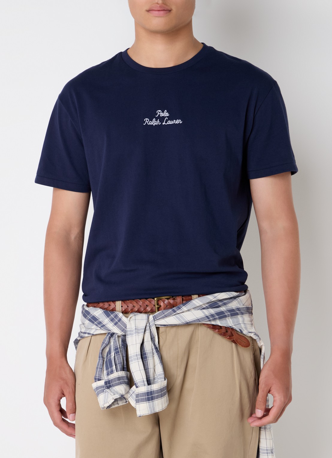 Ralph Lauren T-shirt met logoborduring - detail 4 cruise navy / donkerblauw