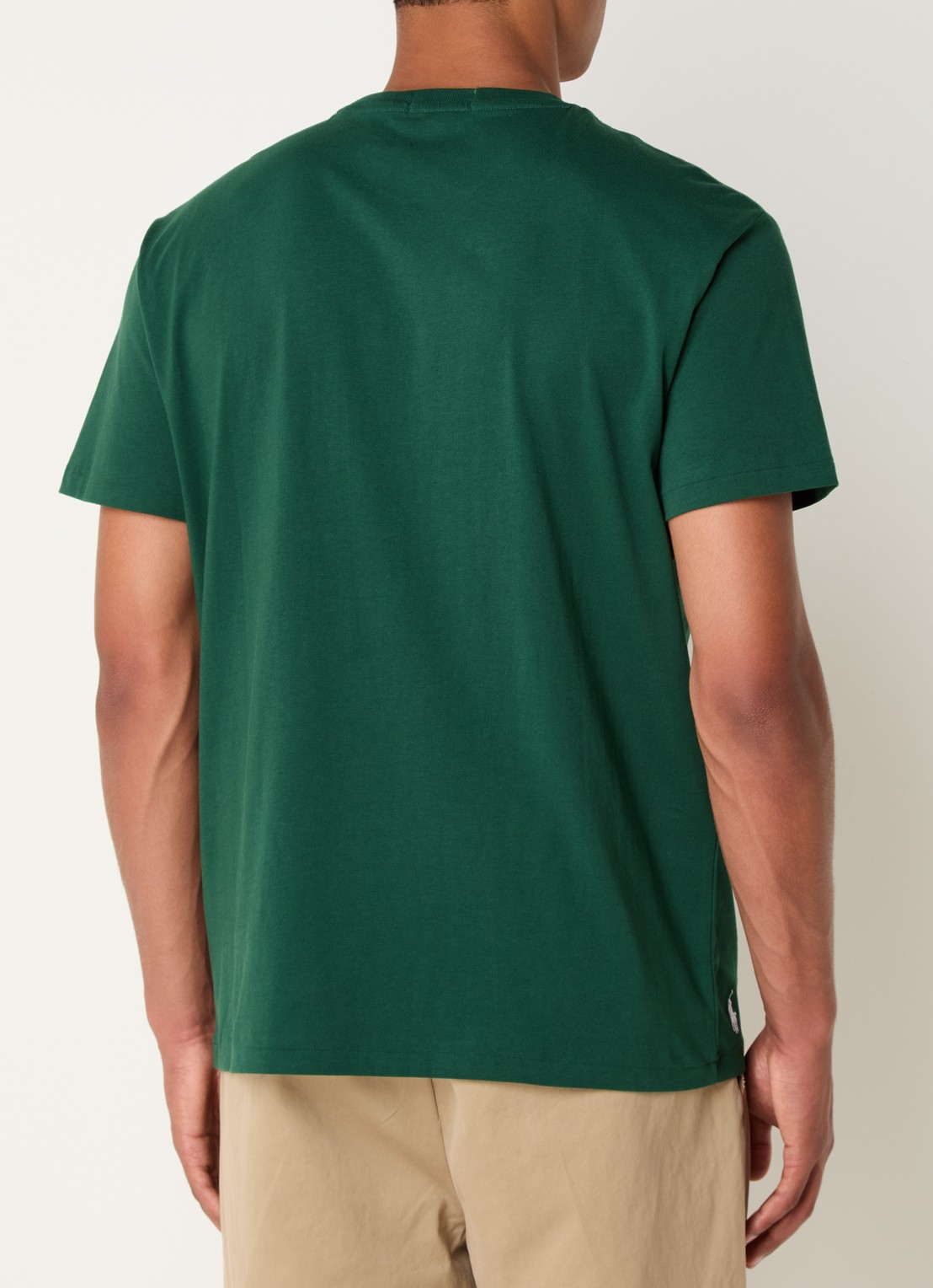 Ralph Lauren T-shirt met logoborduring - achterkant vintage pine / donkergroen