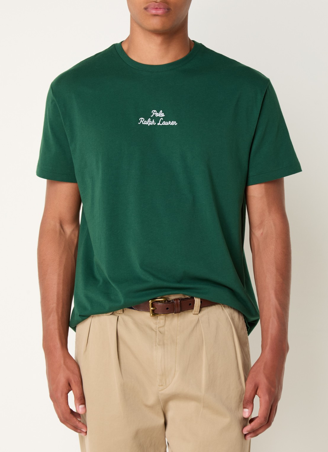 Ralph Lauren T-shirt met logoborduring - detail 4 vintage pine / donkergroen