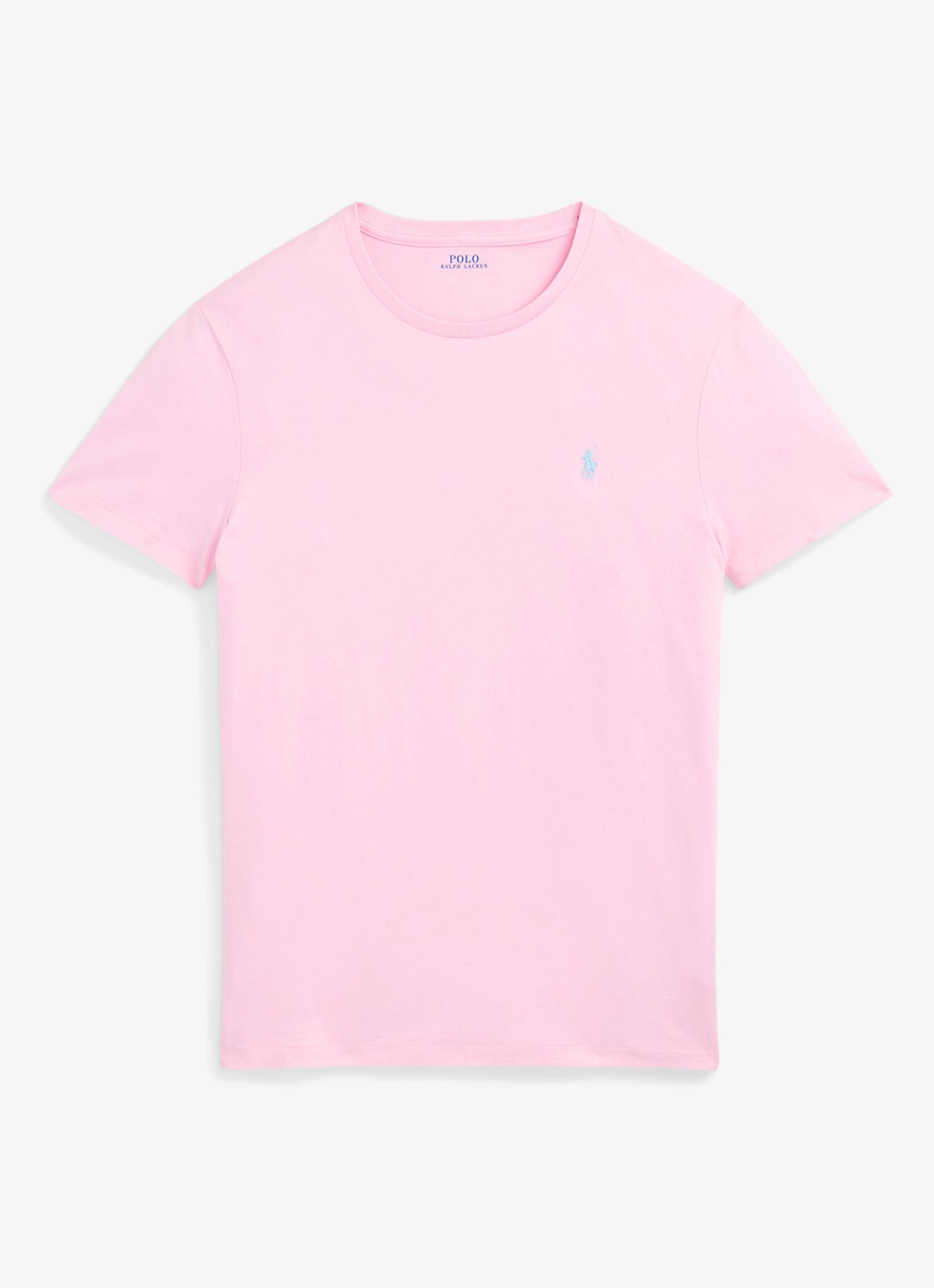 Ralph Lauren T-shirt met logoborduring - voorkant 3 bath pink / roze