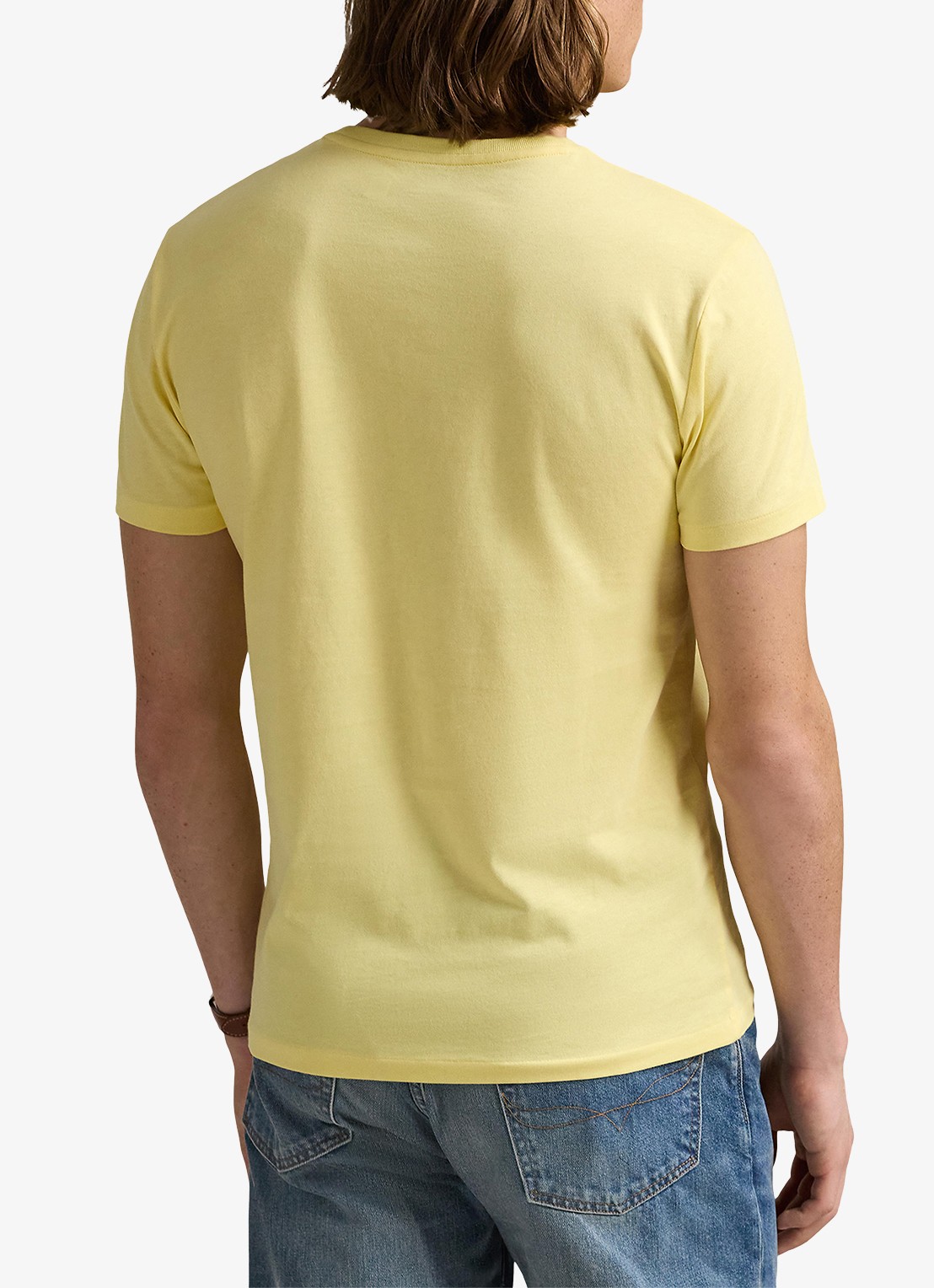 Ralph Lauren T-shirt met logoborduring - achterkant 4 resort gold / geel
