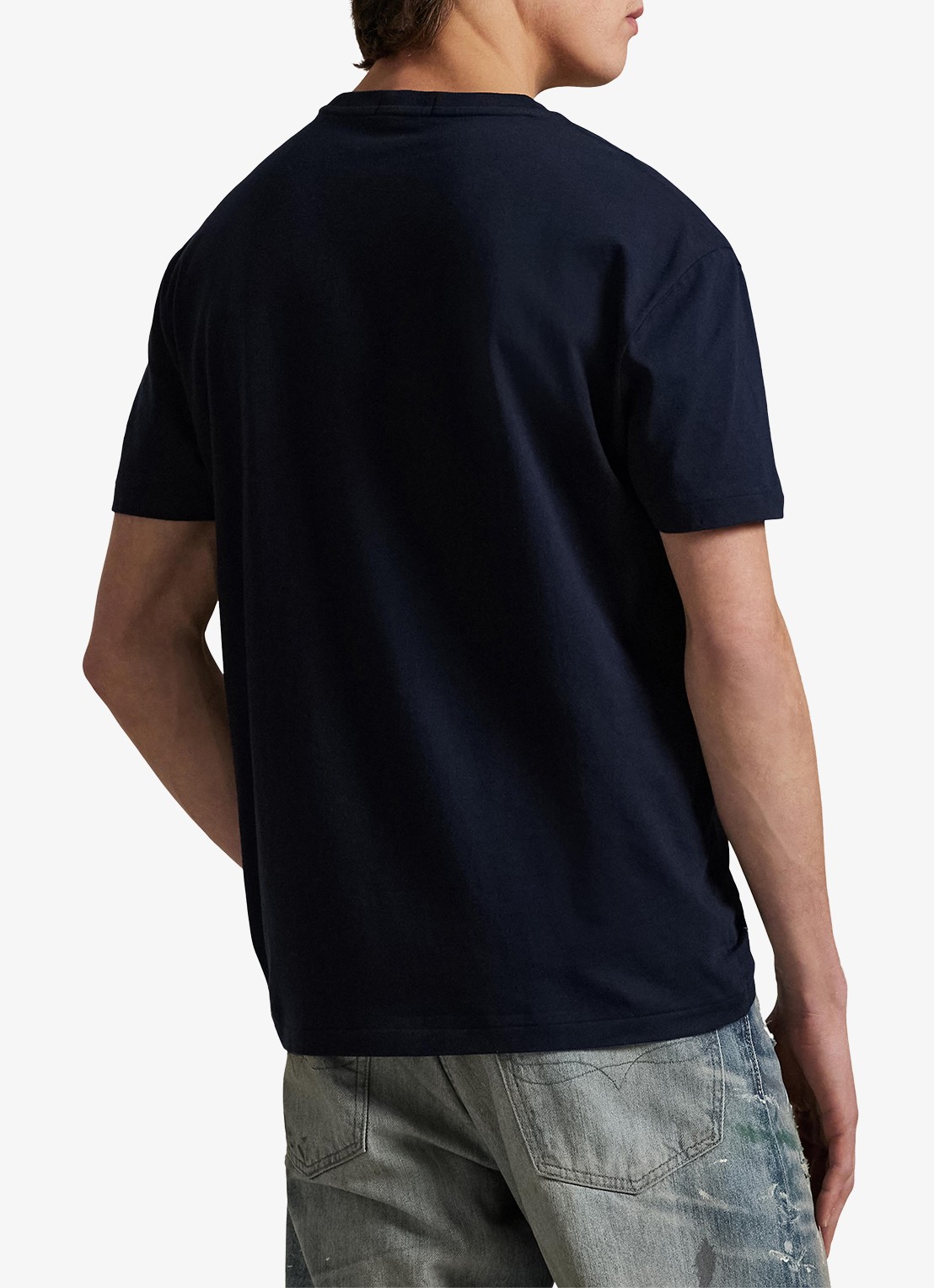 Ralph Lauren T-shirt met logoborduring - achterkant 2 aviator navy / donkerblauw