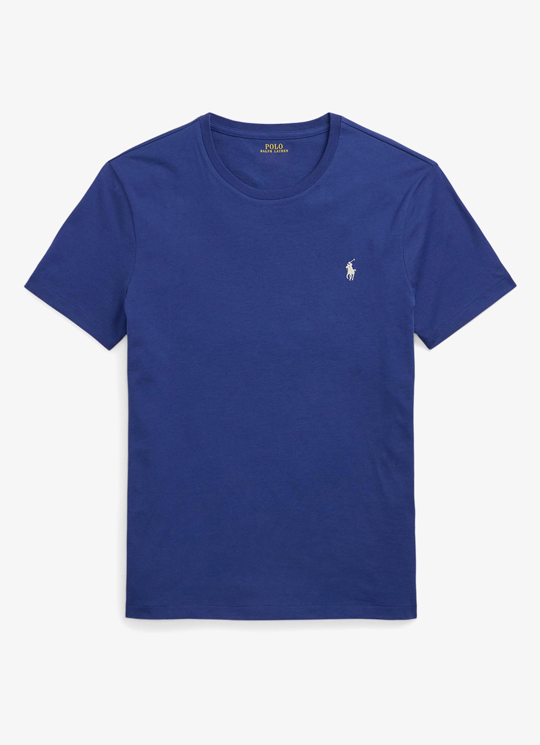 Ralph Lauren T-shirt met logoborduring - voorkant 2 earth blue/c8135-45tz