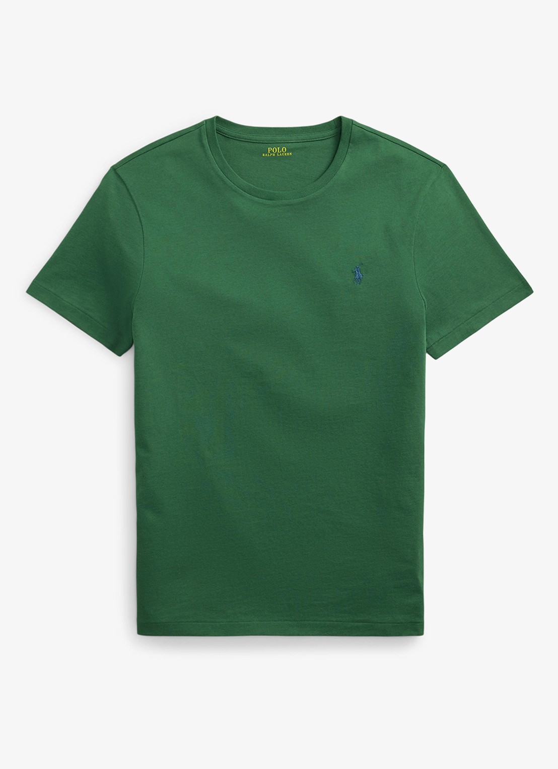 Ralph Lauren T-shirt met logoborduring - voorkant 3 washed forest/c7598-45tx