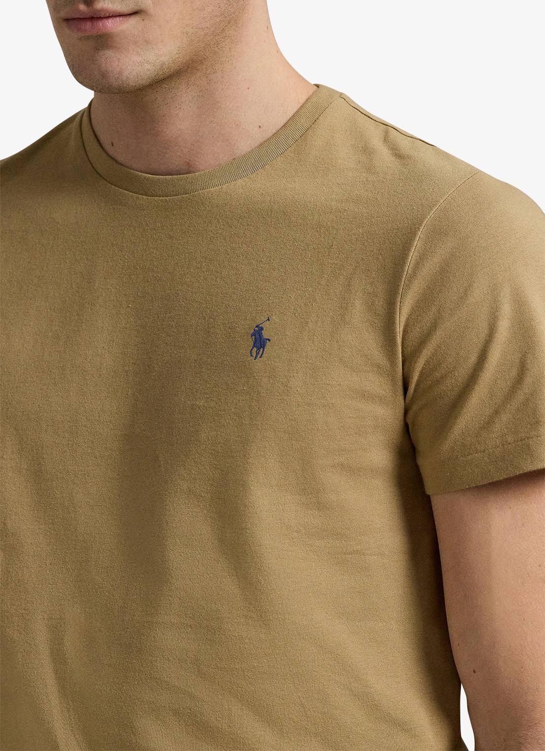 Ralph Lauren T-shirt met logoborduring - detail 2 coastal beige/c7952-45u1